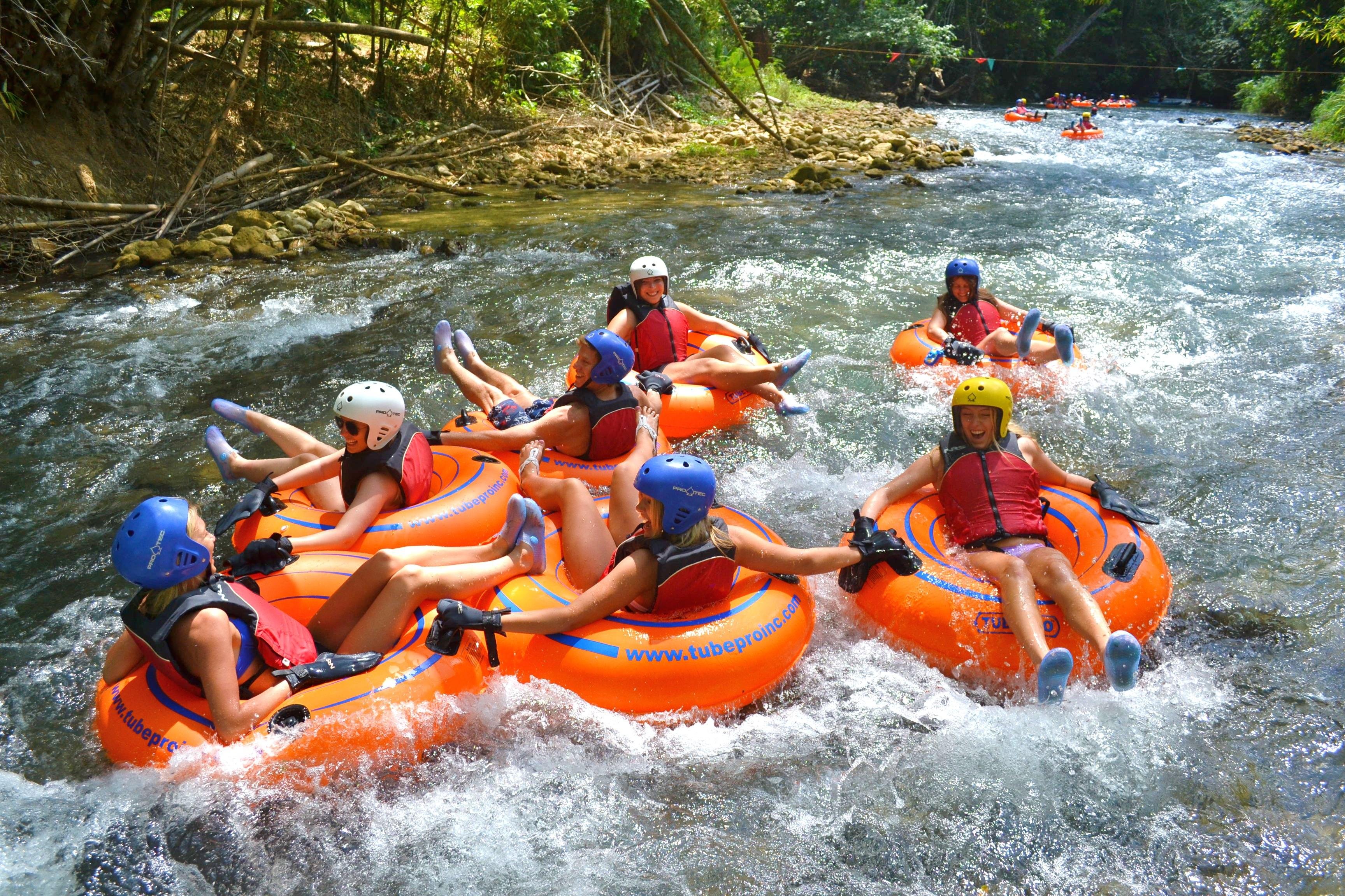 Ocho Rios River Tubing & Bamboo Beach Club VIP Day