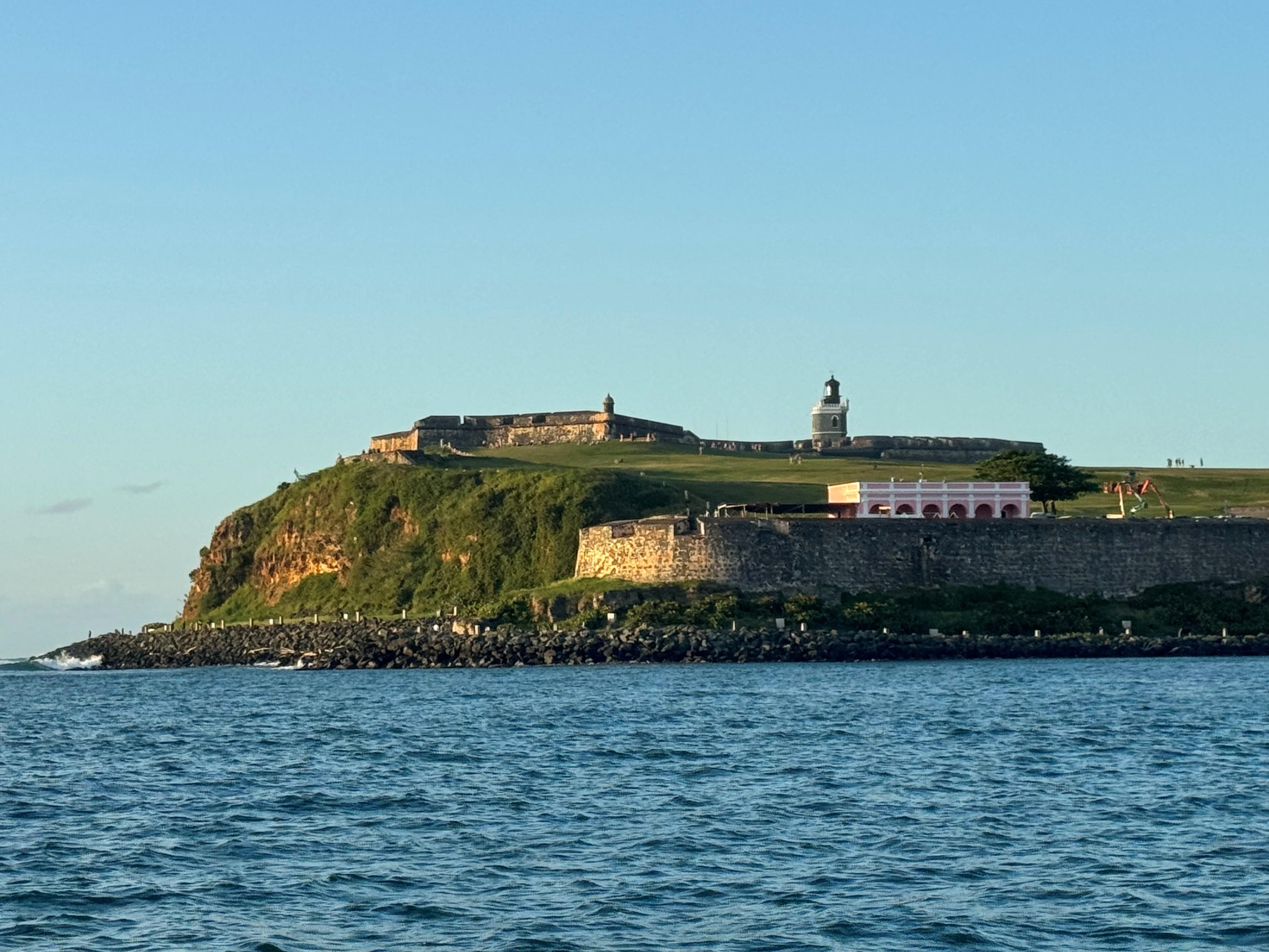 Old San Juan Sunset Pontoon Cruise with Drinks