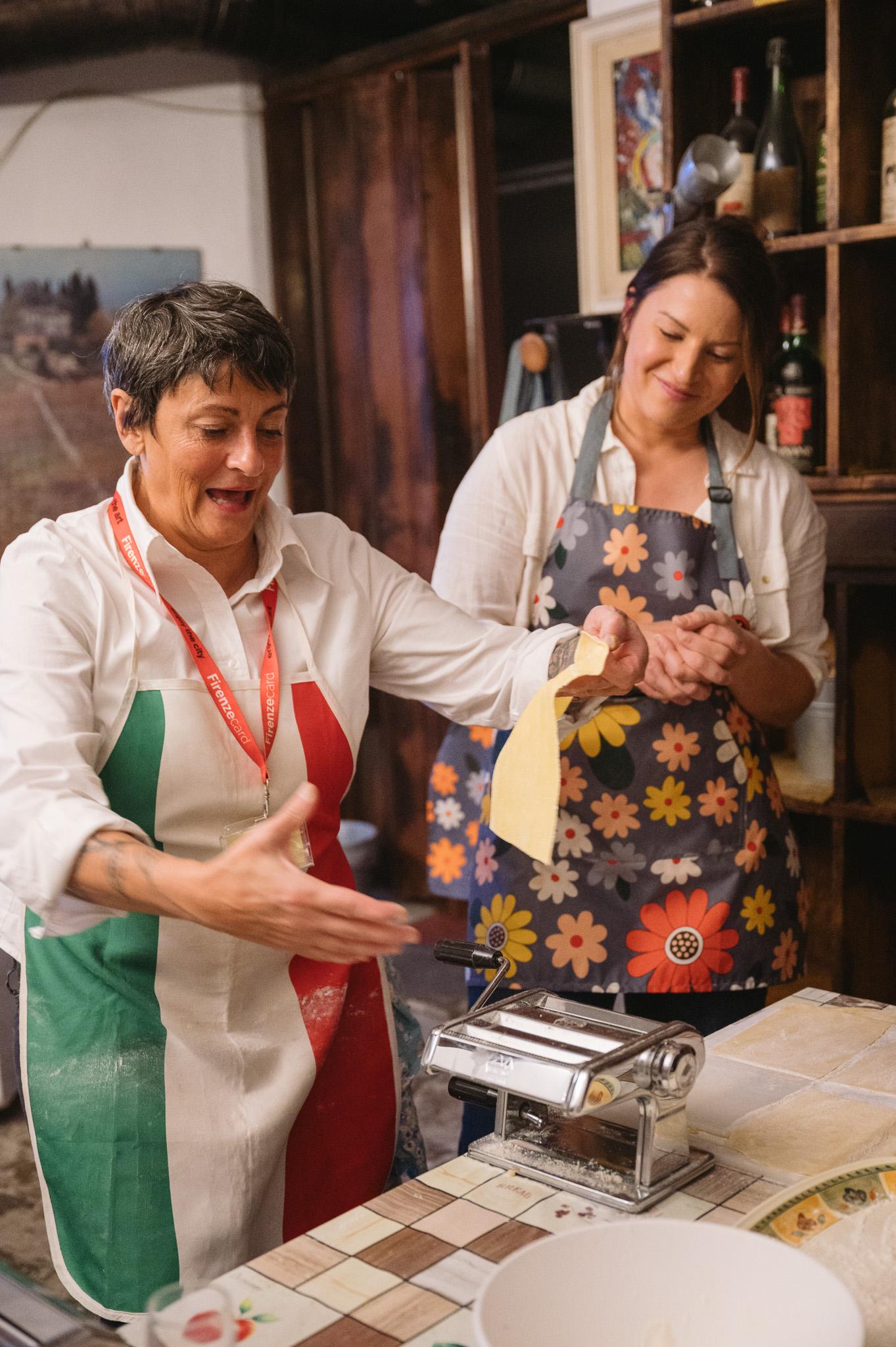 Florence: Pasta & Tiramisu Cooking Class with Unlimited Wine
