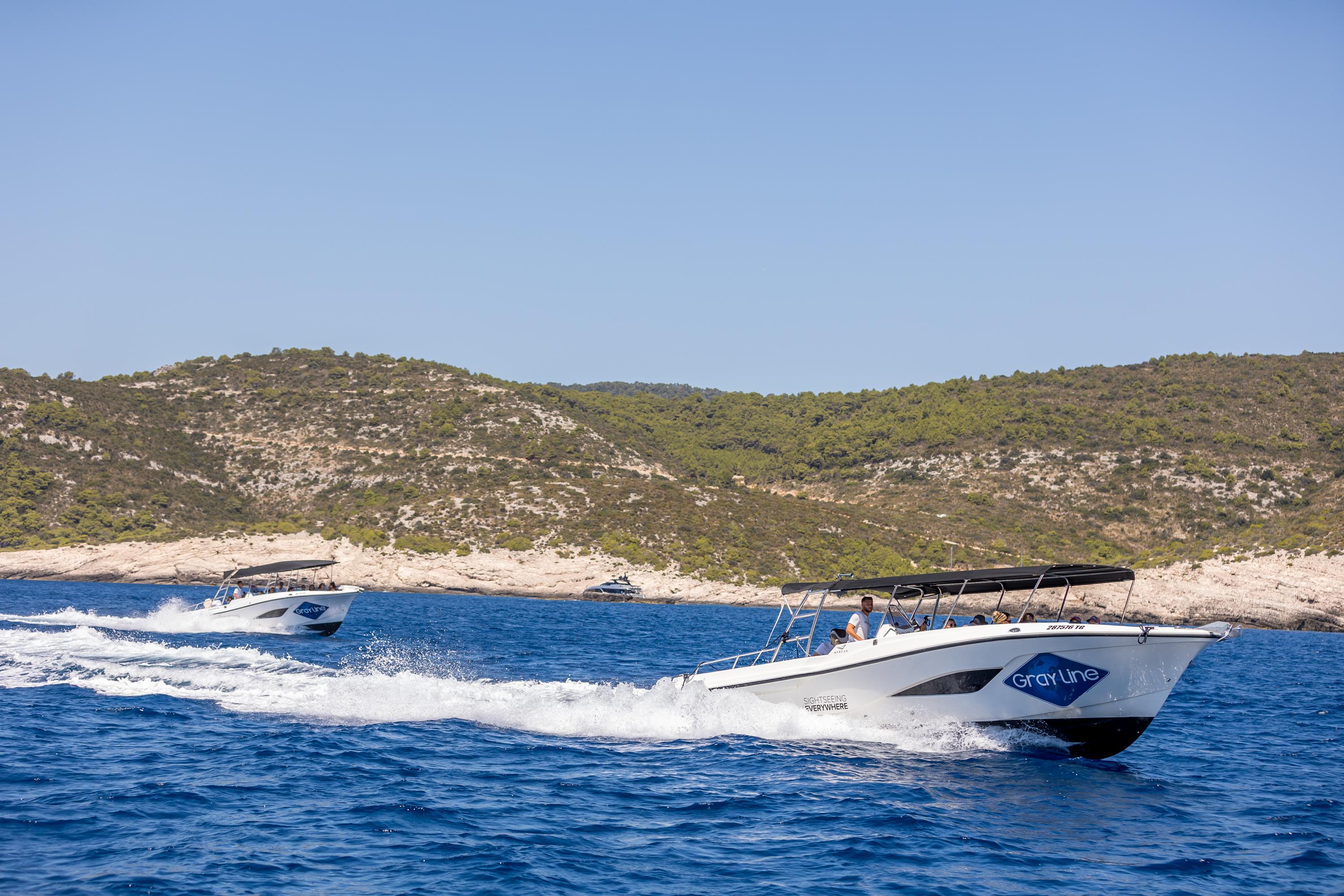 Split & Trogir: 5-Island Blue Cave & Hvar Speedboat Tour