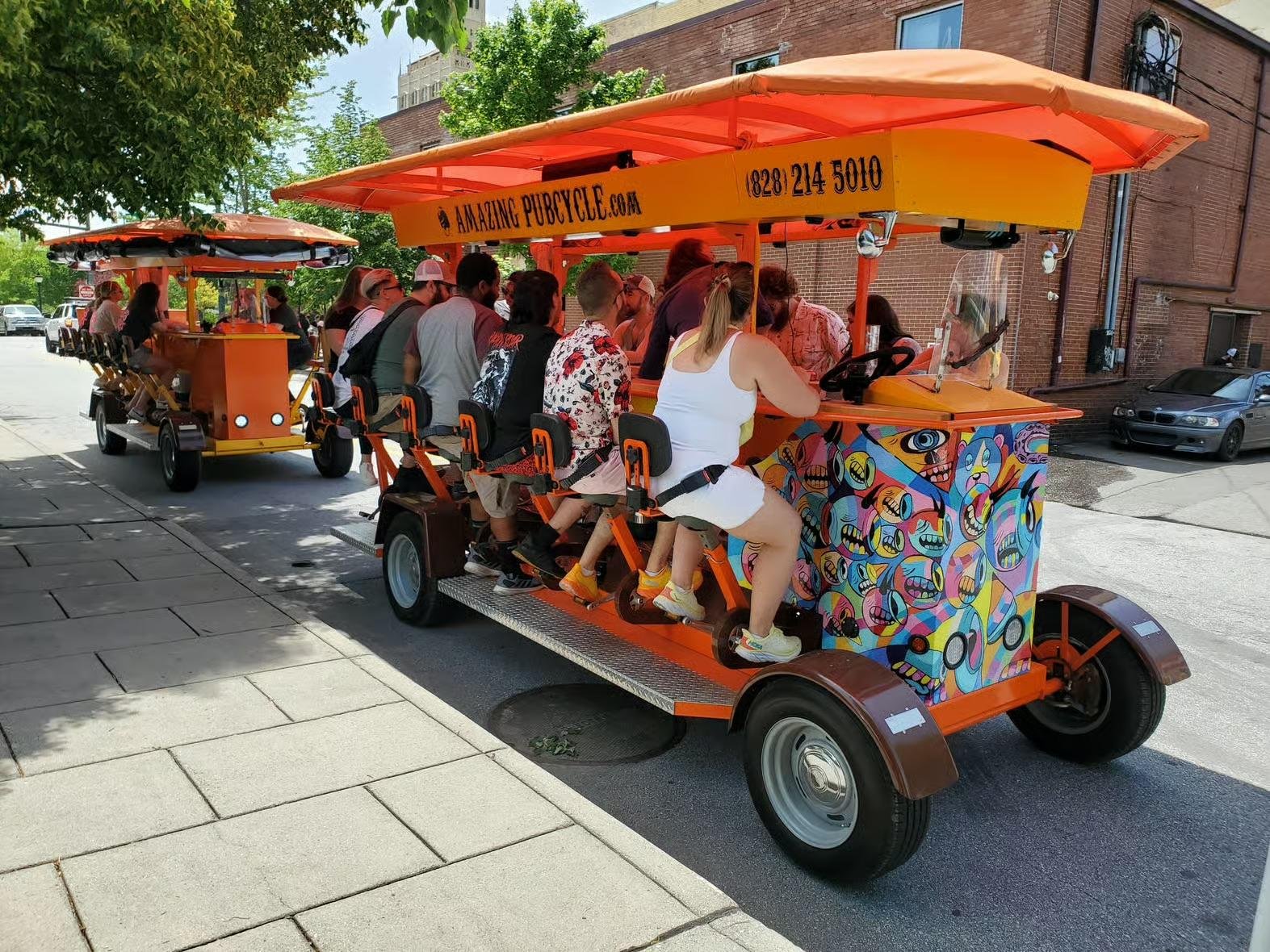 Downtown Asheville Pubcycle Tour with Bar Visit