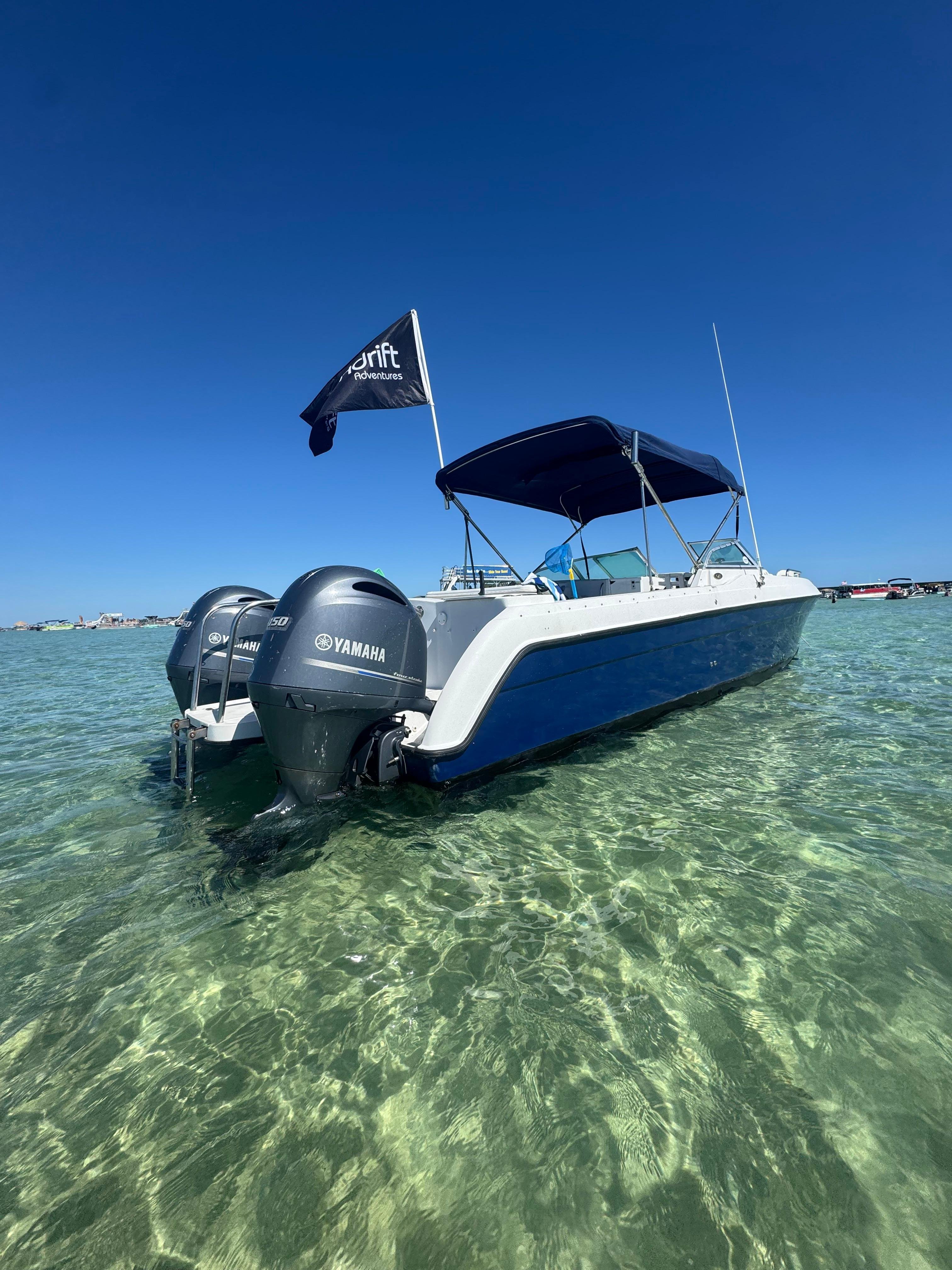 Private Emerald Coast Charter: Snorkeling, Dolphins & Crab Island