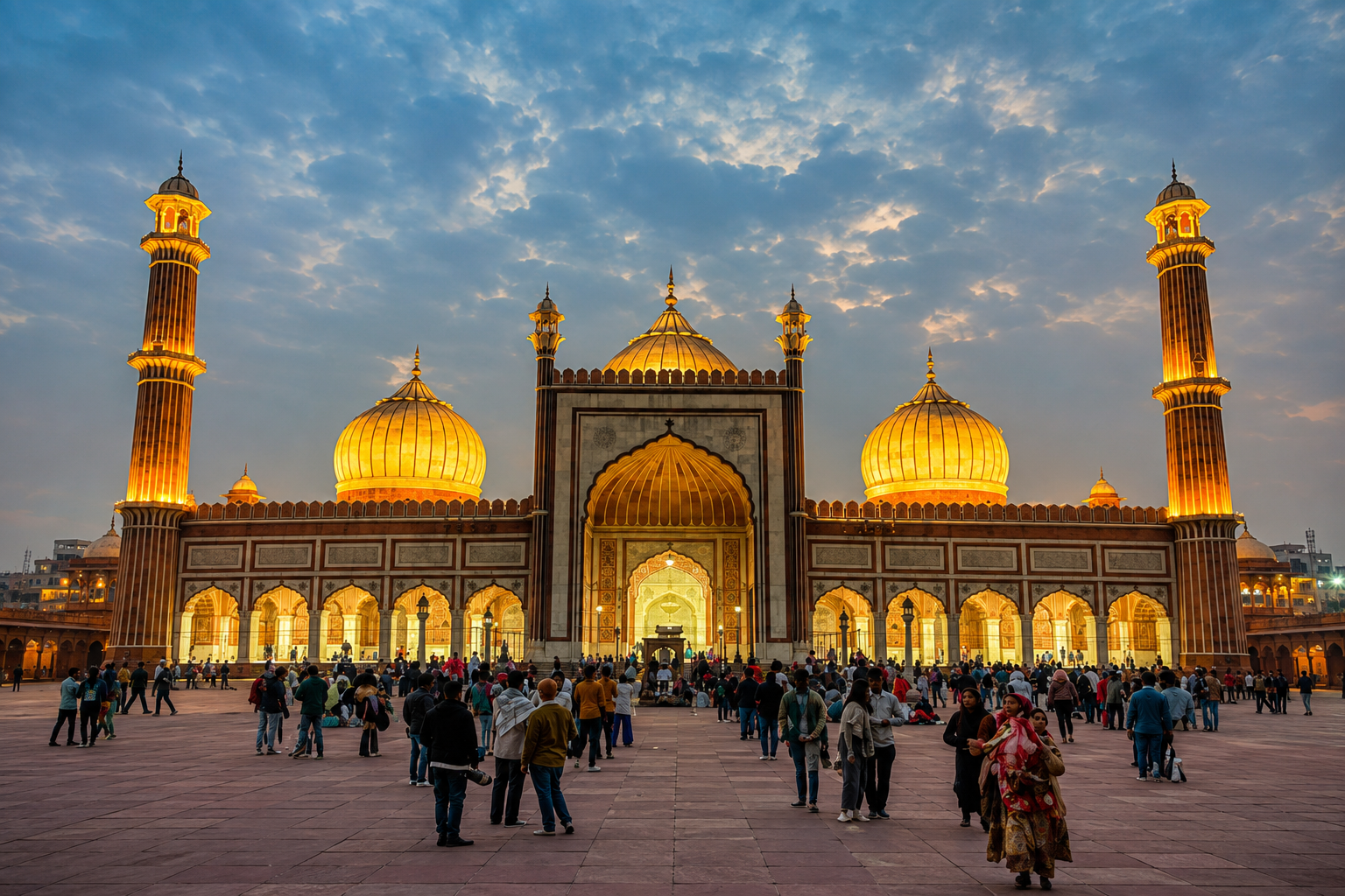 Old Delhi Heritage Tour with Tuk-Tuk & Spice Market