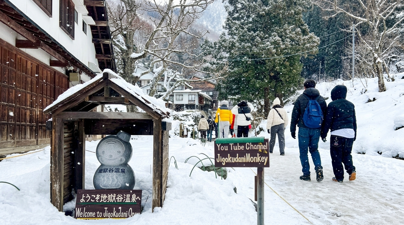 Snow Monkeys & Zenkoji Temple Day Trip from Shinjuku (Lunch Included)