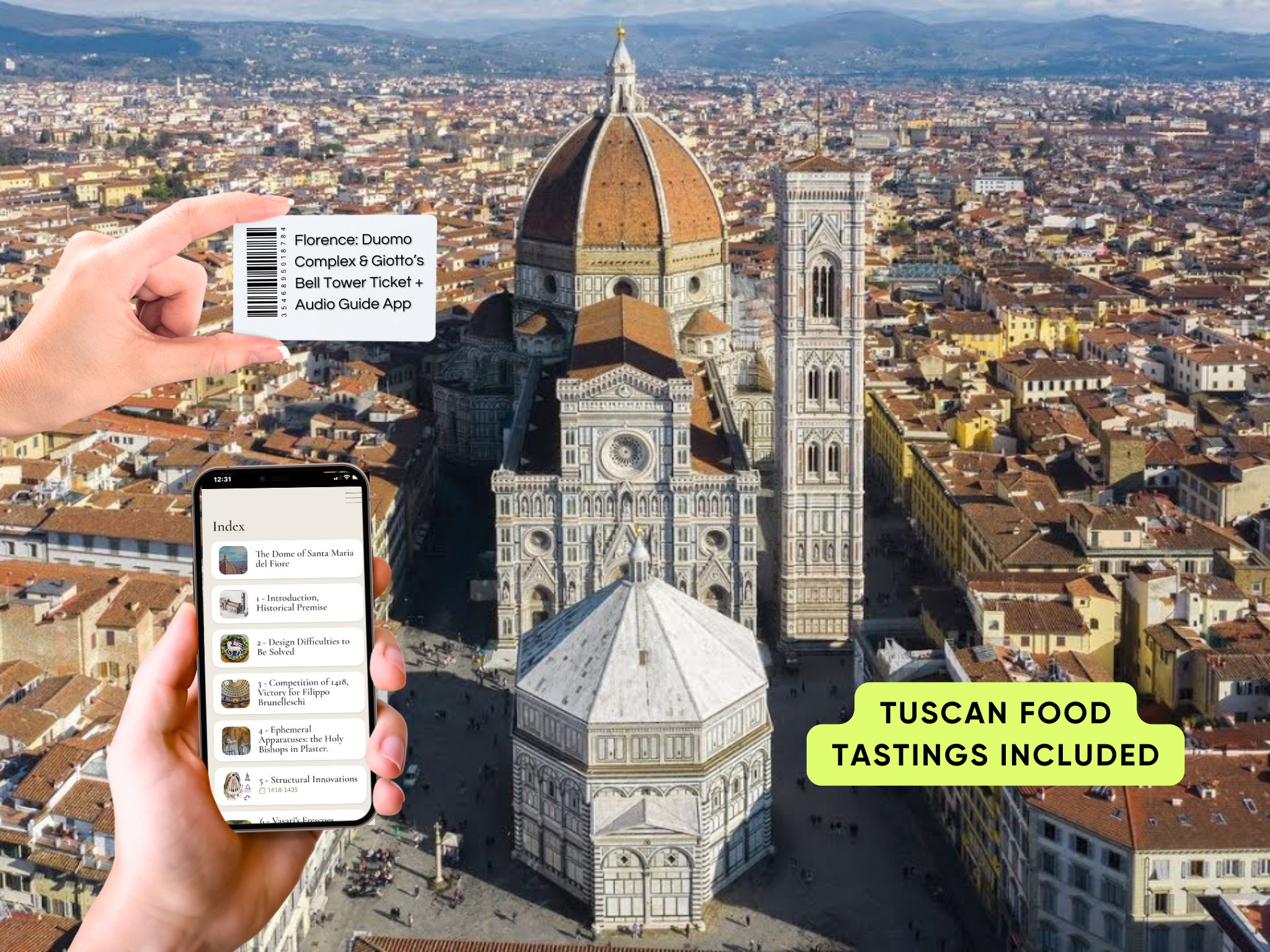Florence Duomo Complex & Giotto's Bell Tower Ticket+AudioApp - 2026 (Verified Reviews)