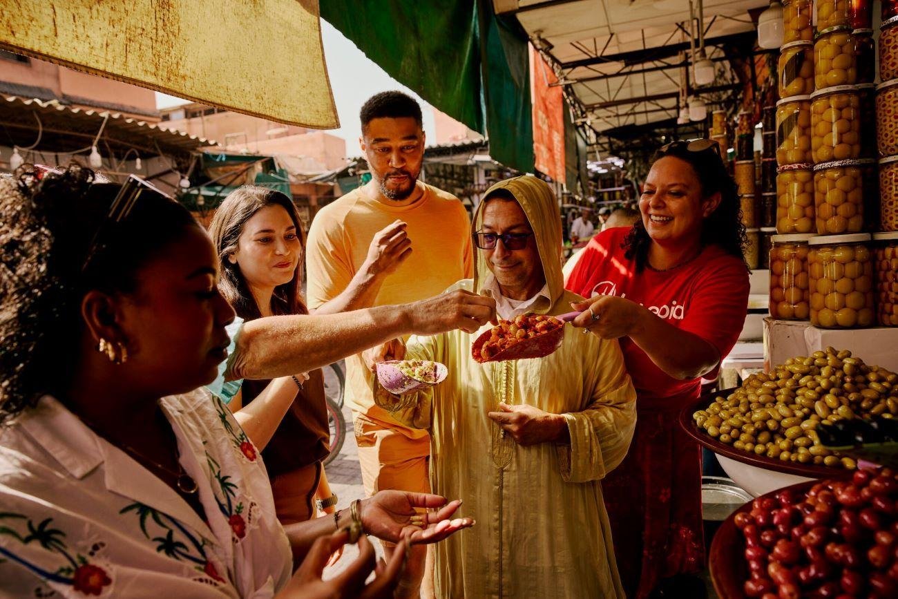 Marrakech Evening Food Walk & Dinner at Jemaa el-Fnaa