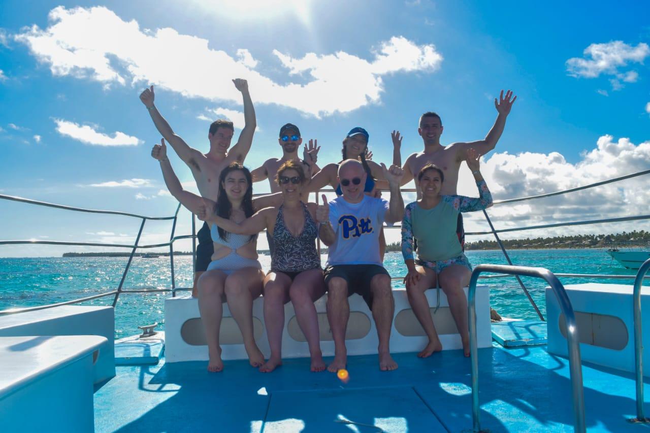 Saona Island Catamaran Day Trip from Punta Cana with Lunch & Open Bar