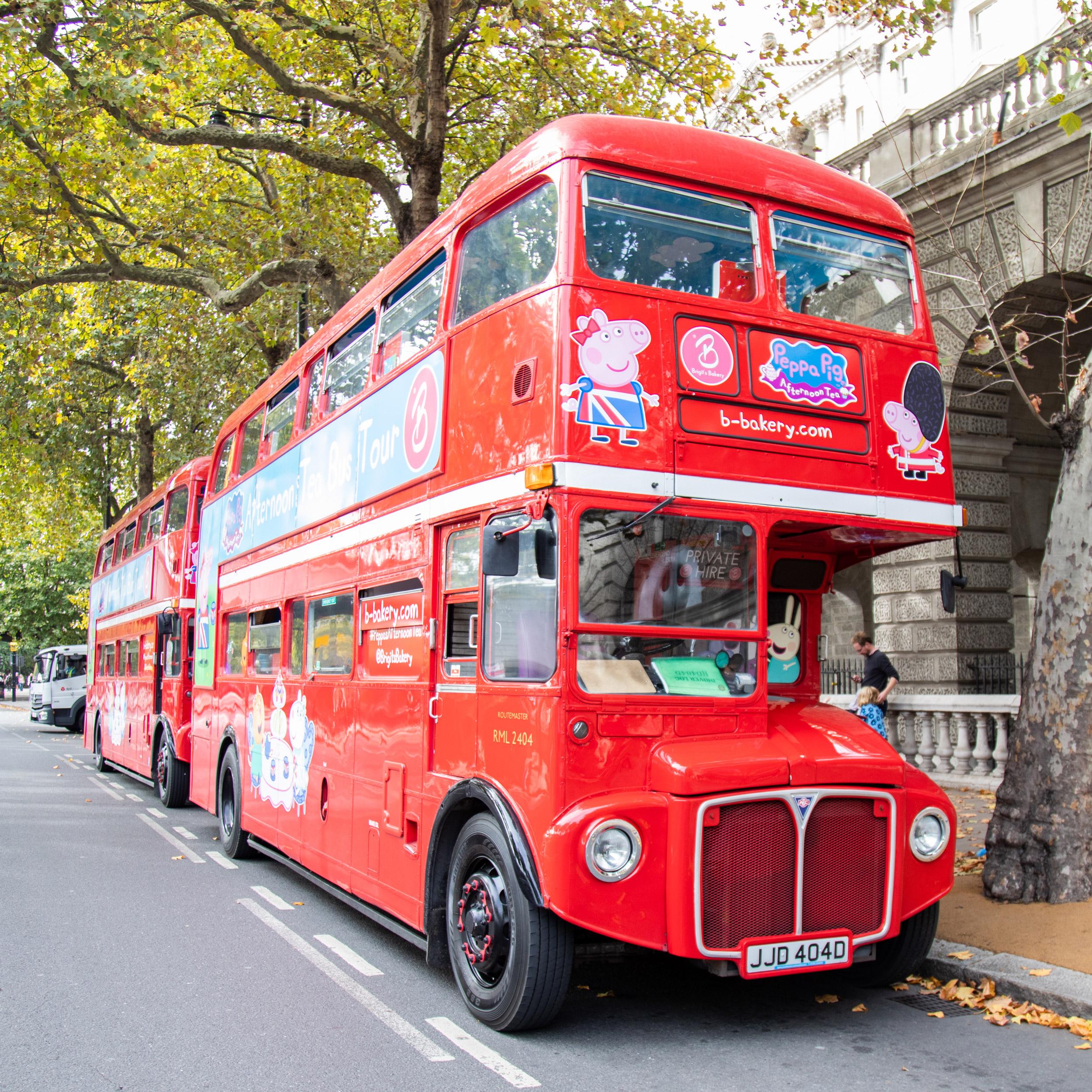 Peppa Pig Themed Bus Tour with Afternoon Tea