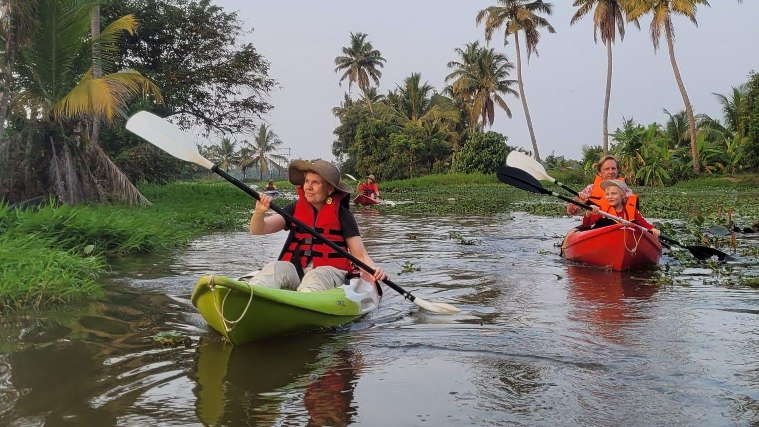 Kumarakom Backwater Village Kayaking Expedition