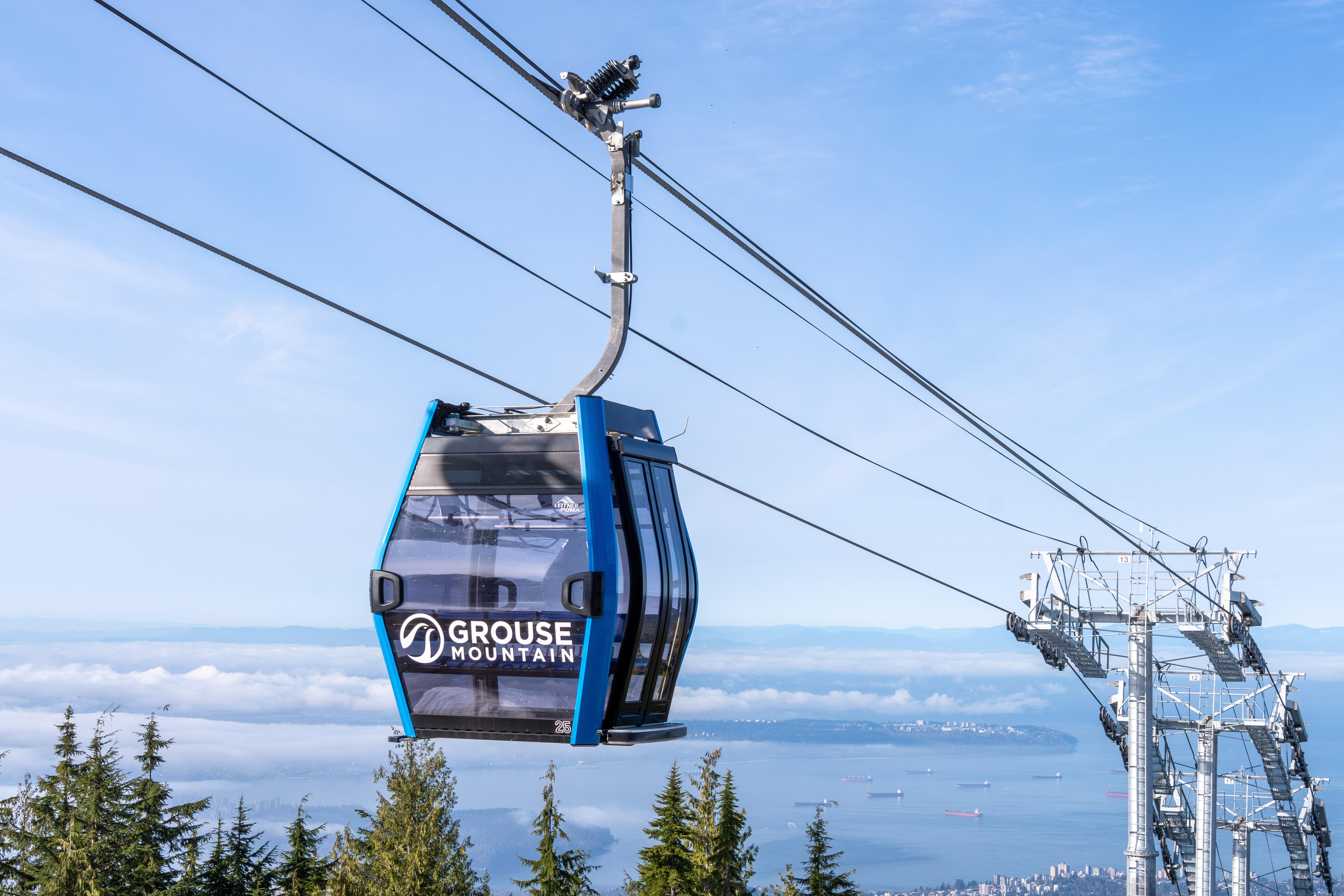 Bilhete de Admissão para o Grouse Mountain Skyride e Pico