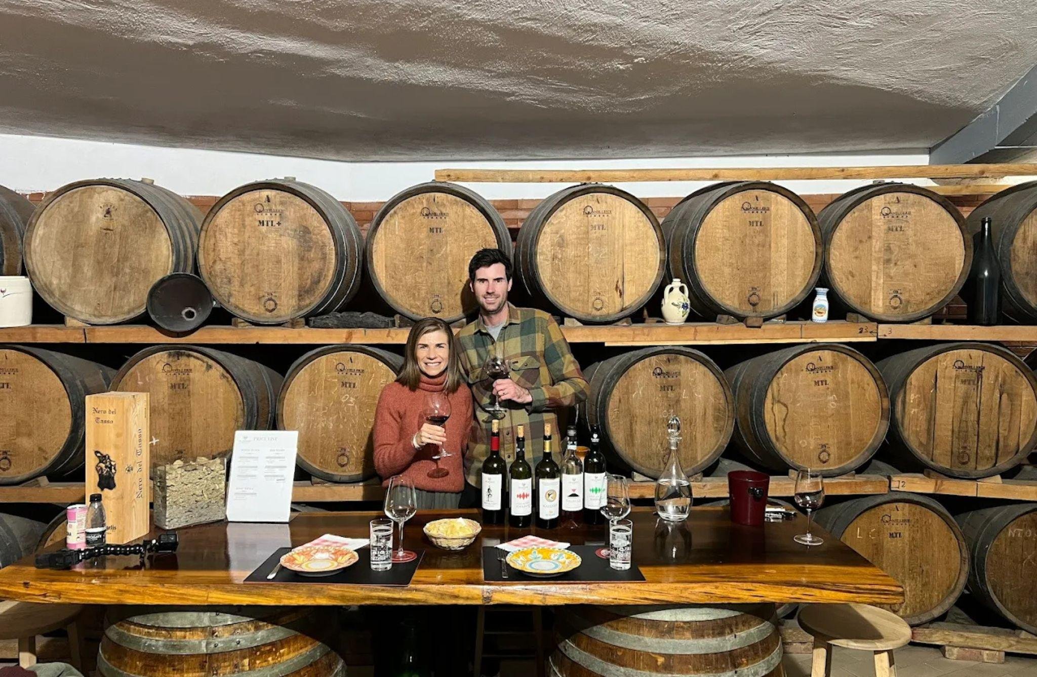 Sorrento DOP Winery Tour with Wine & Antipasto Tasting