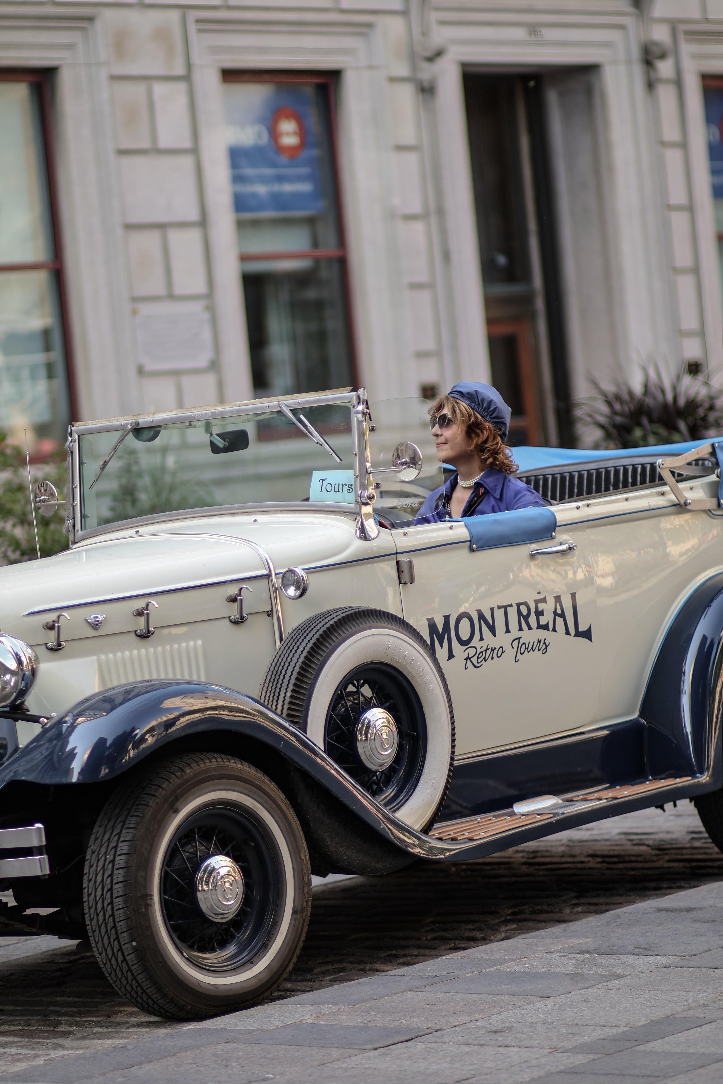 Vintage 1930s Convertible Tour of Old Montreal