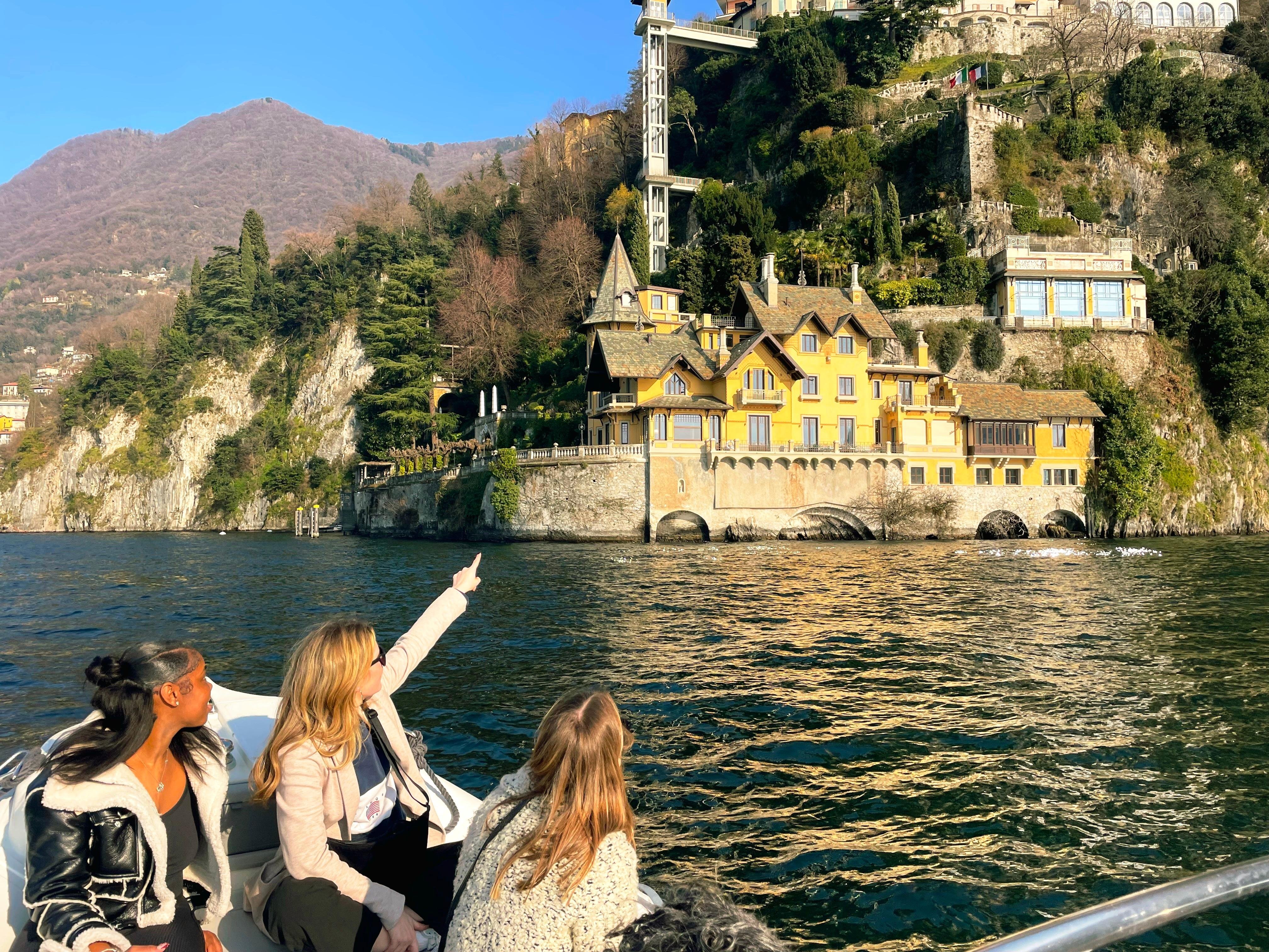 Lake Como Villa & Prosecco Boat Tour