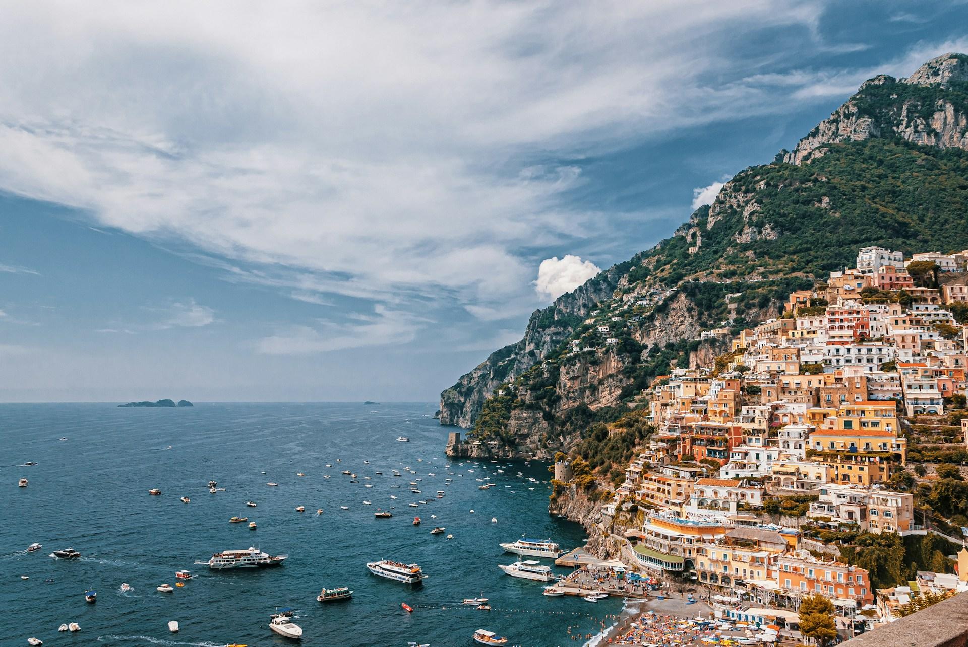 Amalfi Coast Small-Group Boat Tour from Positano with Swimming Stop