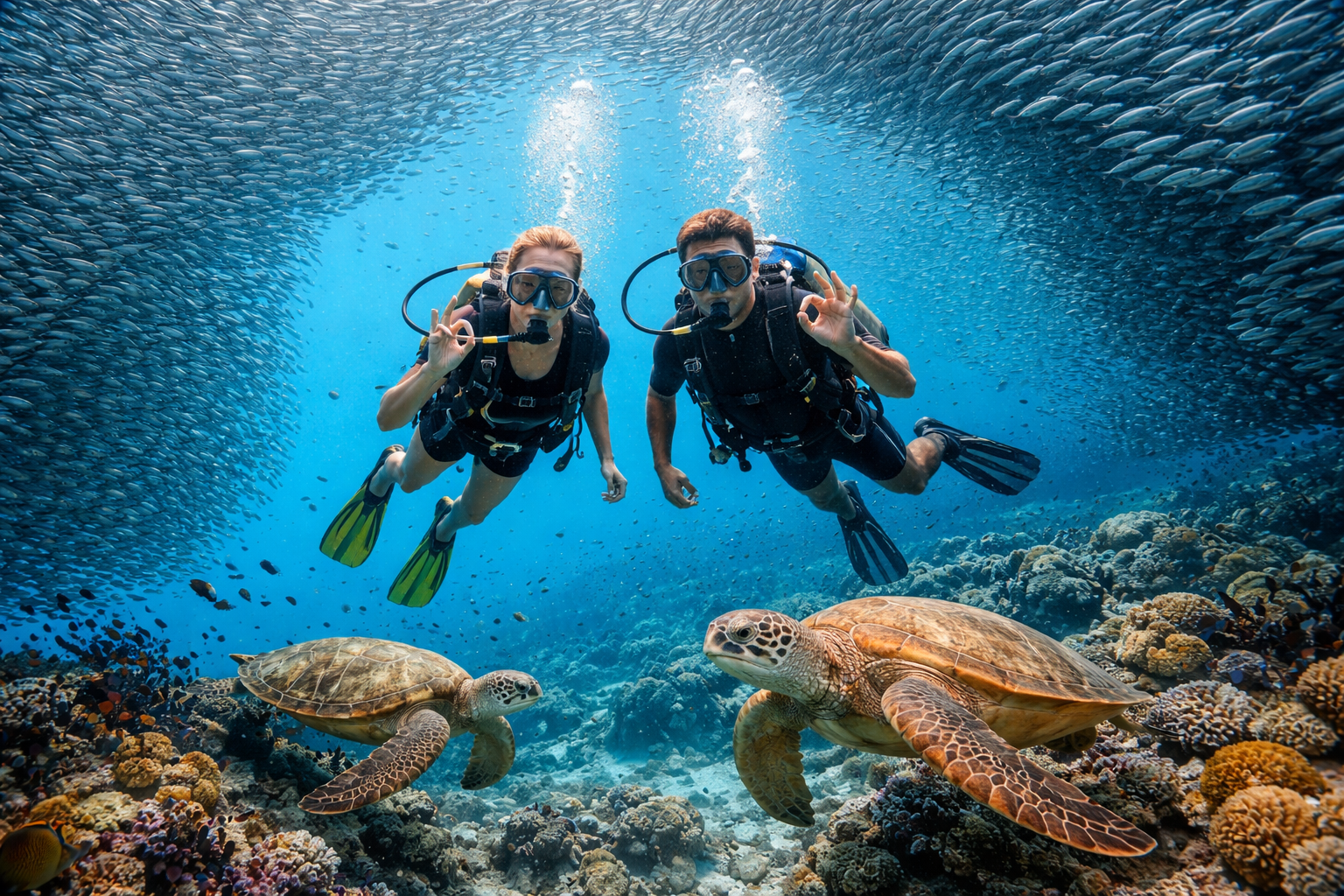 Moalboal Sardine Run Dive & Sea Turtle Snorkel