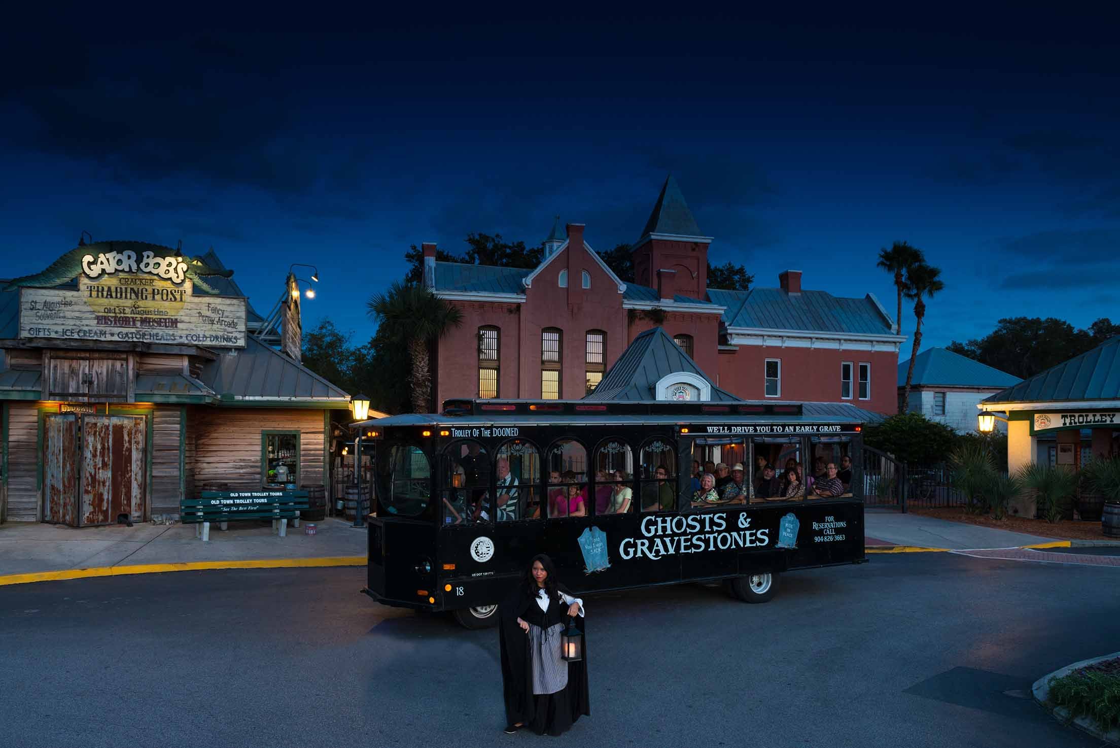 Ghosts and Gravestones Trolley Tour