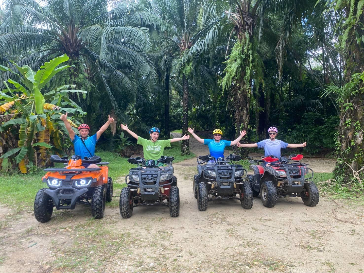 Khao Lak Full-Day Adventure: ATVs, River Rafting, Turtles & Waterfall
