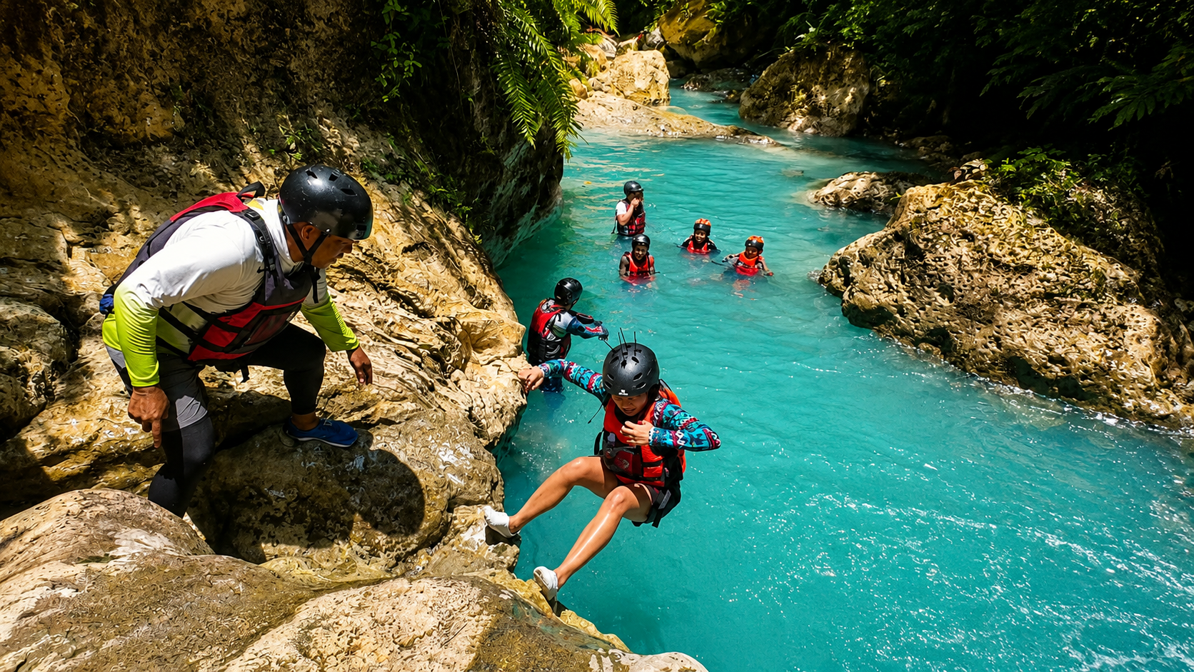 Cebu Whale Shark Swim & Kawasan Falls Canyoneering – Full-Day Adventure