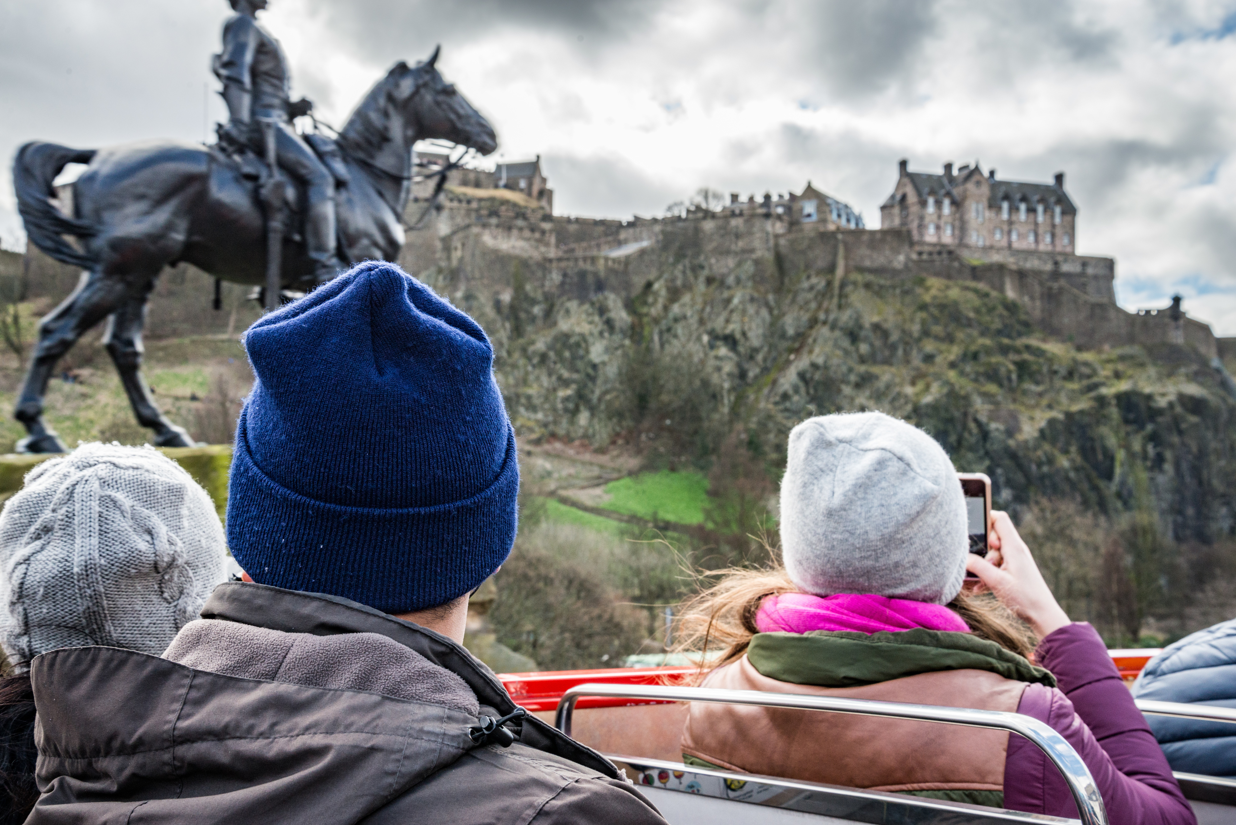 Edinburgh Hop-On Hop-Off Bus Pass: 3 City Tour Routes