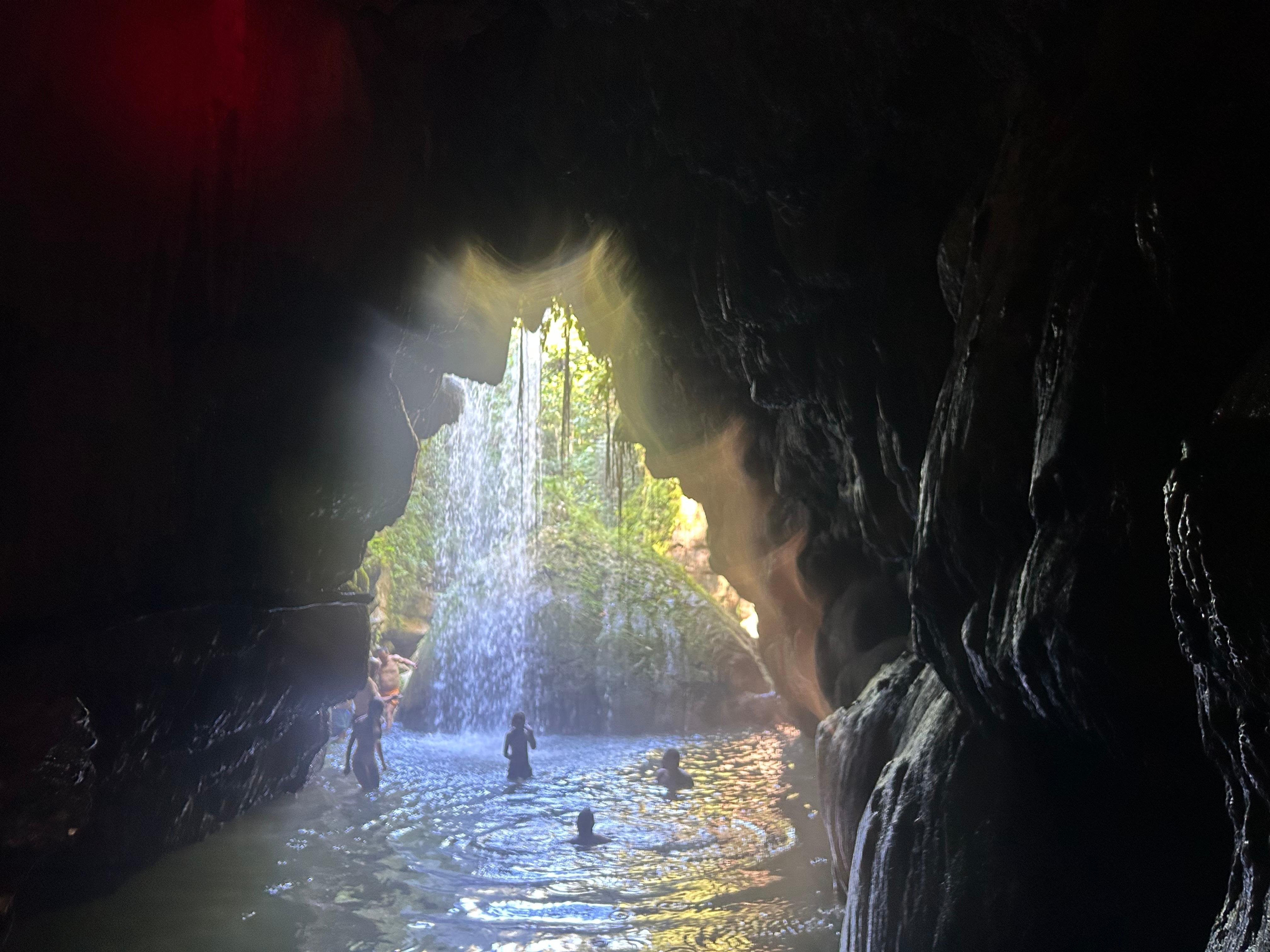 Charco Azul Canyon, Caves, and Mar Chiquita Beach Adventure