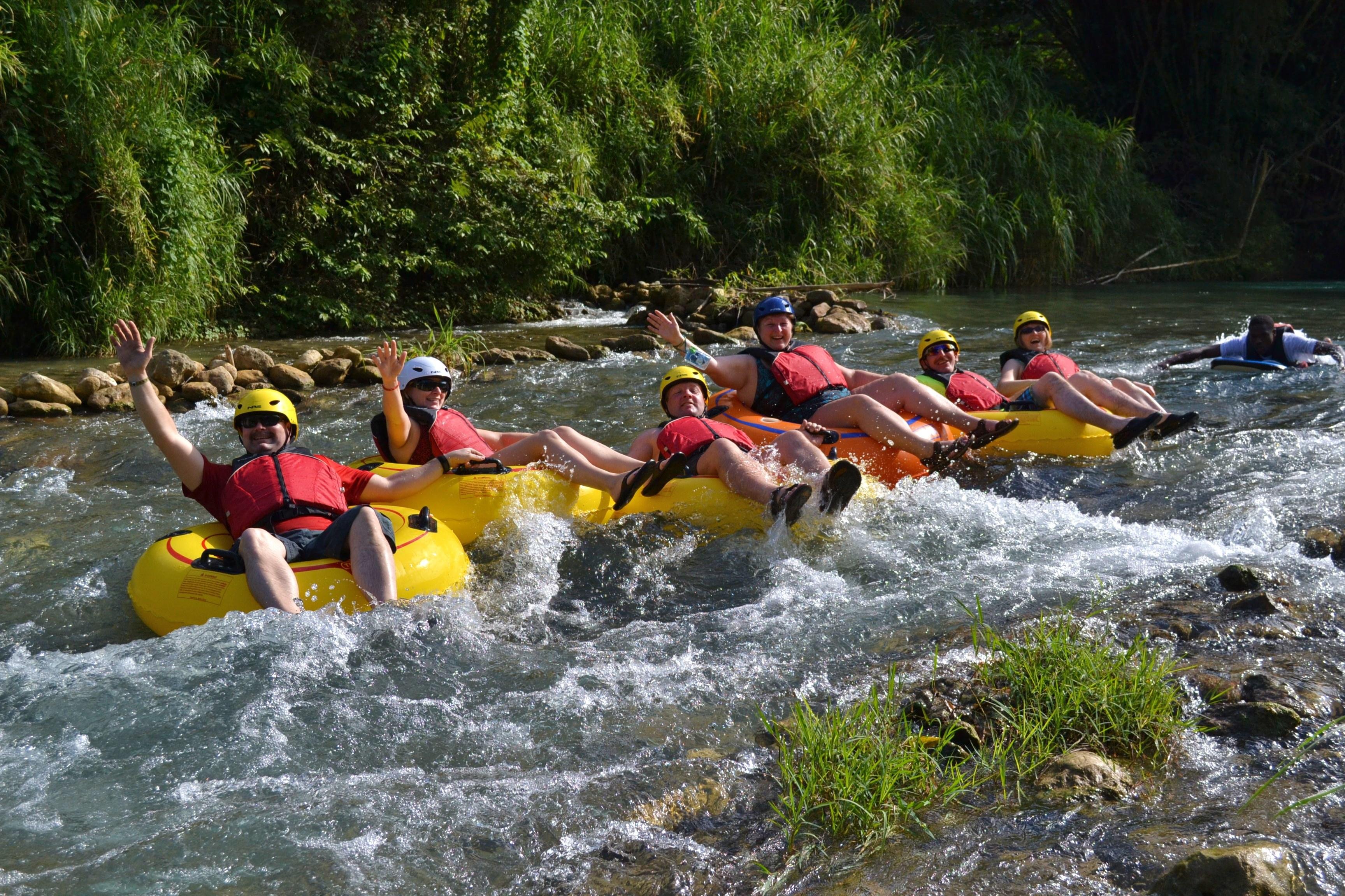 Ocho Rios River Tubing & Bamboo Beach Club VIP Day