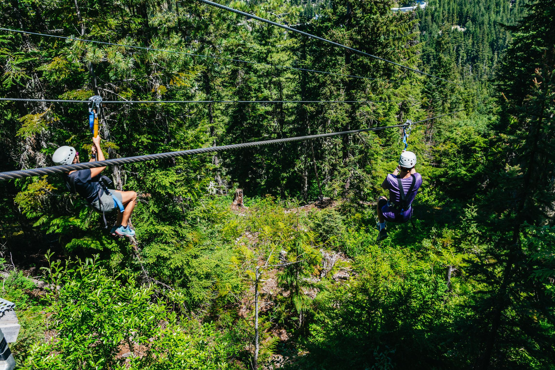 Whistler zipline experience with Ziptrek — flying across the Fitzsimmons Valley, British Columbia — image 8