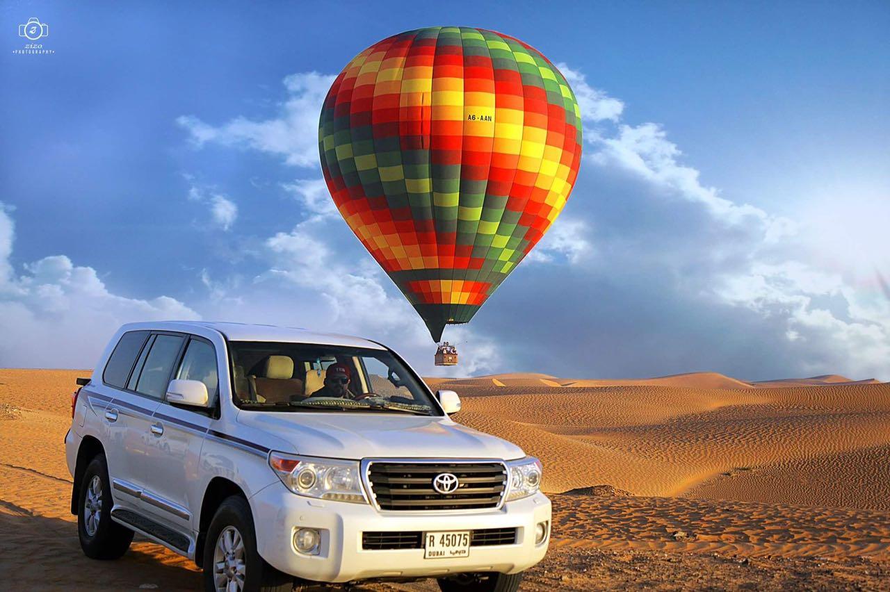 Dubai Desert Sunrise Hot Air Balloon Flight