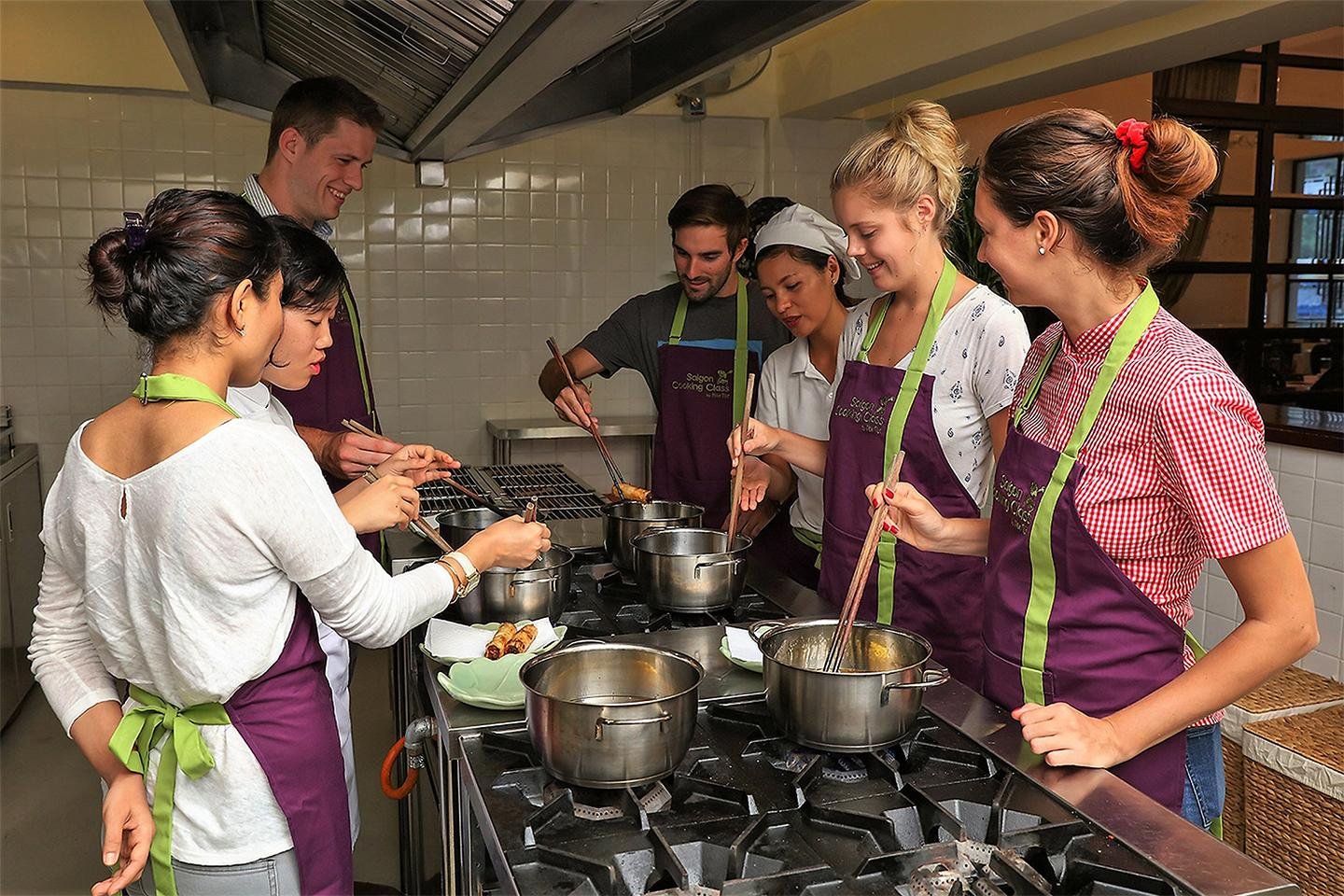 Vietnamese Cooking Class with Market Visit & Cyclo Tour
