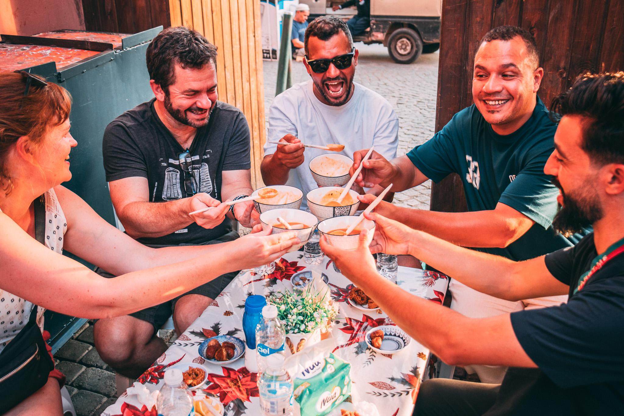 Marrakech Evening Street Food Tour with 7 Tastings