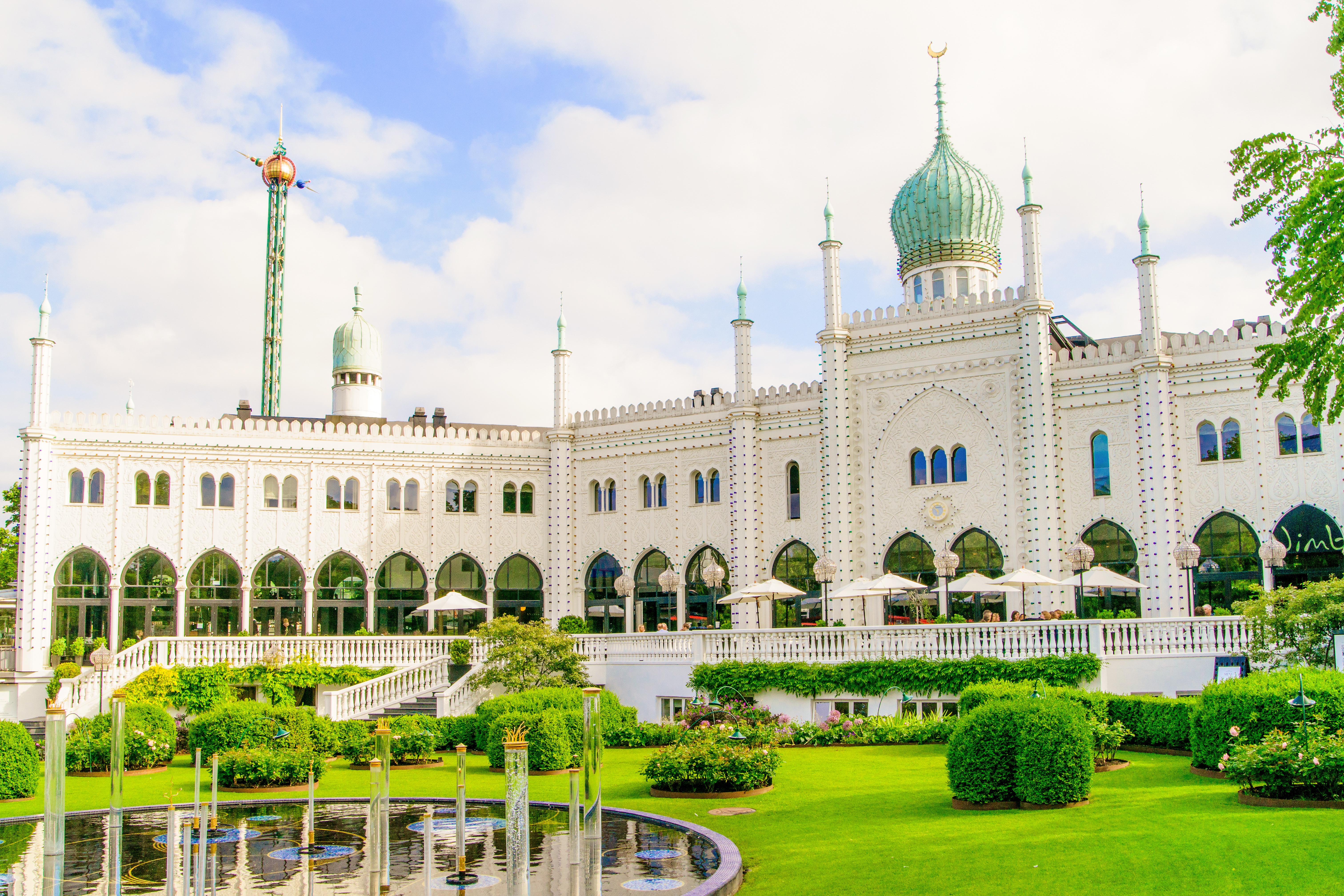 Copenhagen Halloween season at Tivoli Gardens — autumn garden scenery — image 15