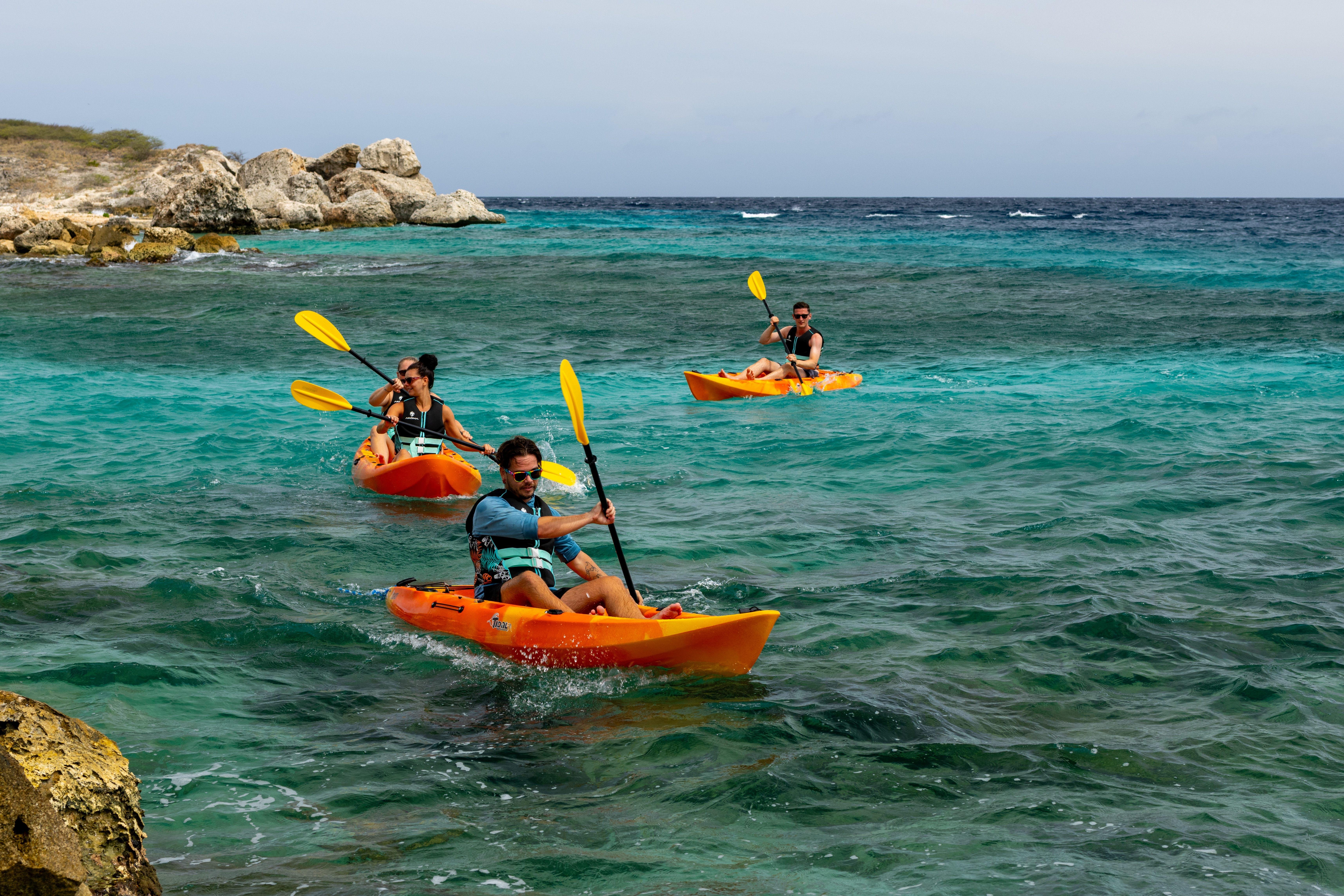 Kayak & Snorkel Adventure from Piscadera to Blue Bay