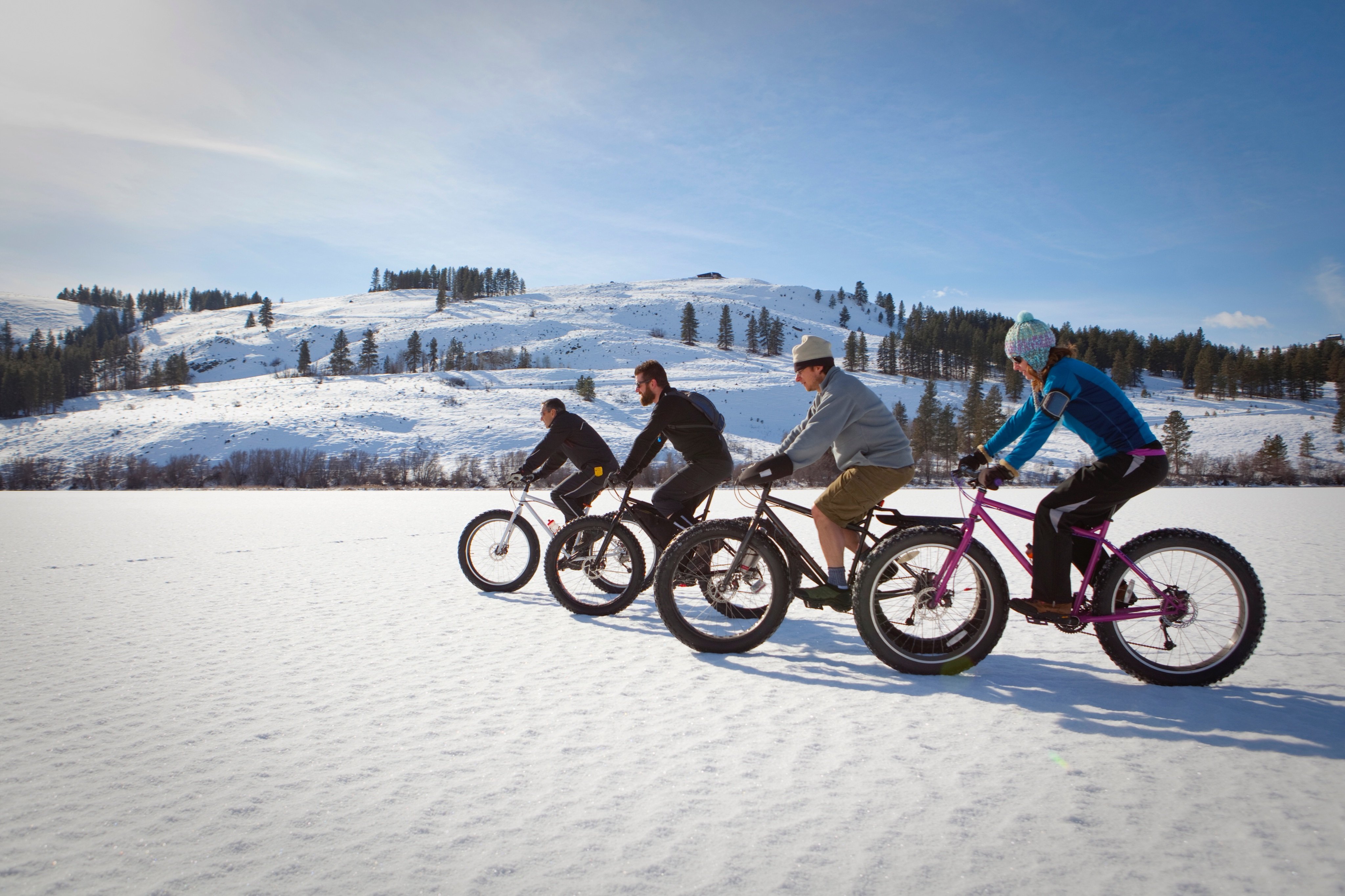 Winter Electric Fat Bike Adventure on Mount Royal
