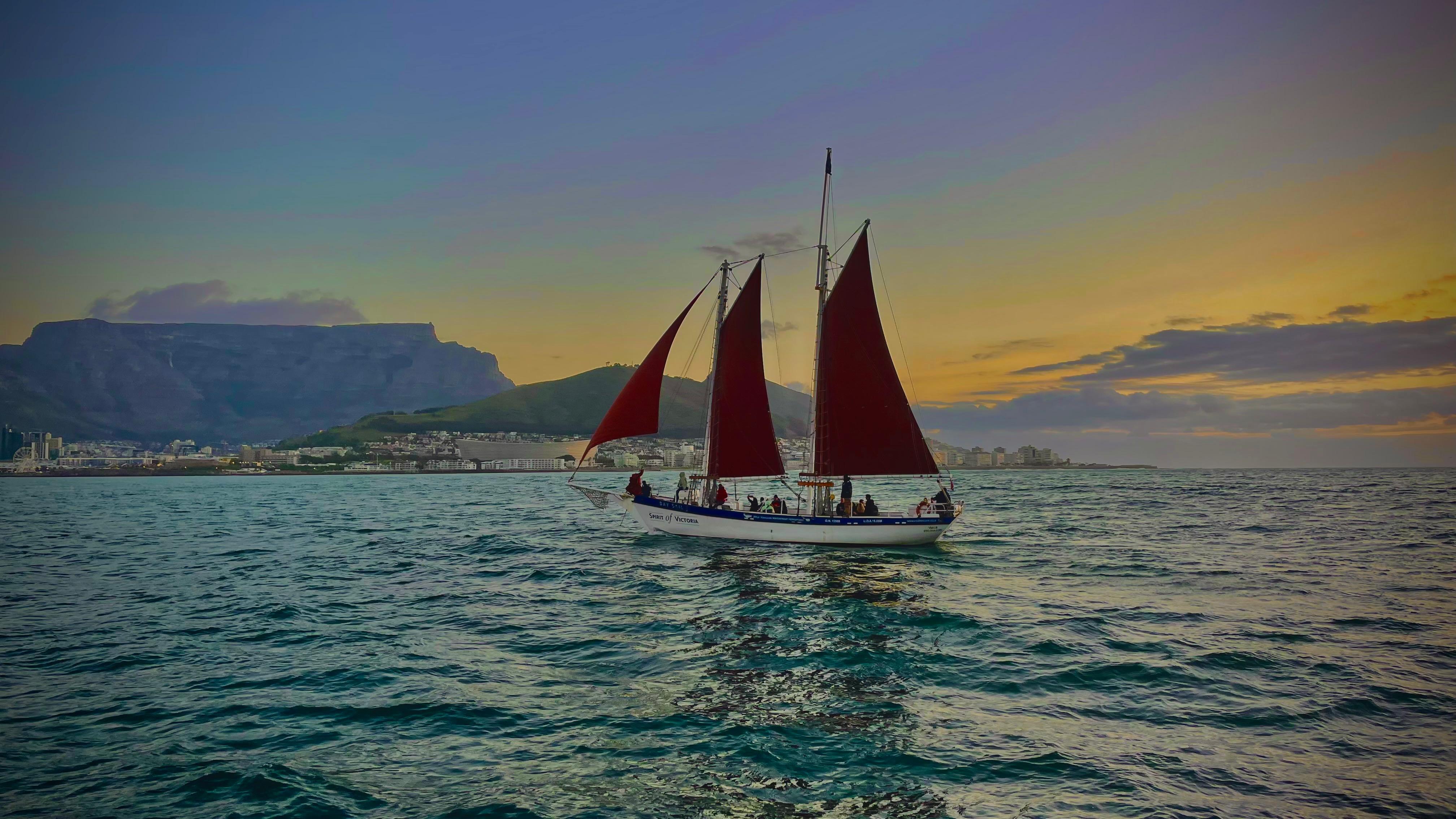 Cape Town Sunset Sailing Cruise with Sparkling Wine from V&A Waterfront