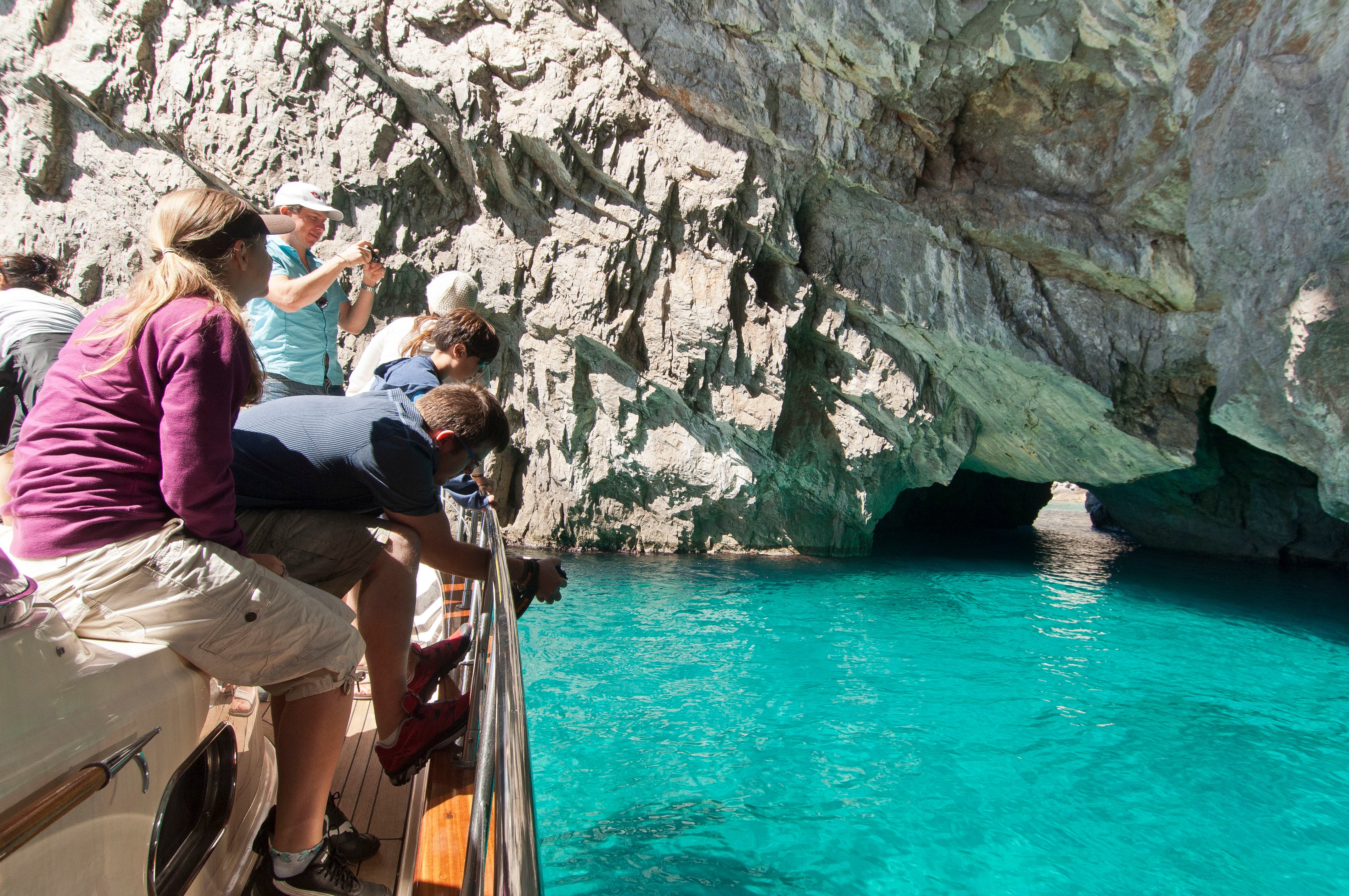 From Positano, Praiano, or Amalfi: Capri Full-Day Boat Tour