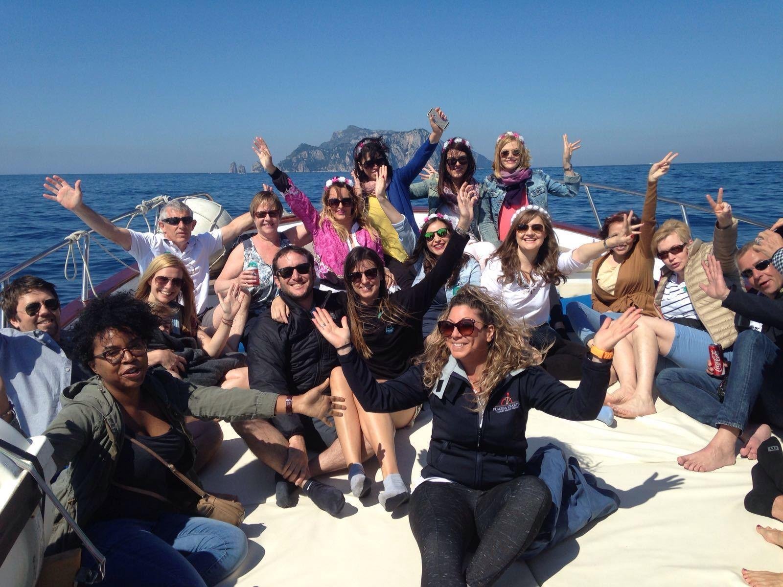 From Positano, Praiano, or Amalfi: Capri Full-Day Boat Tour