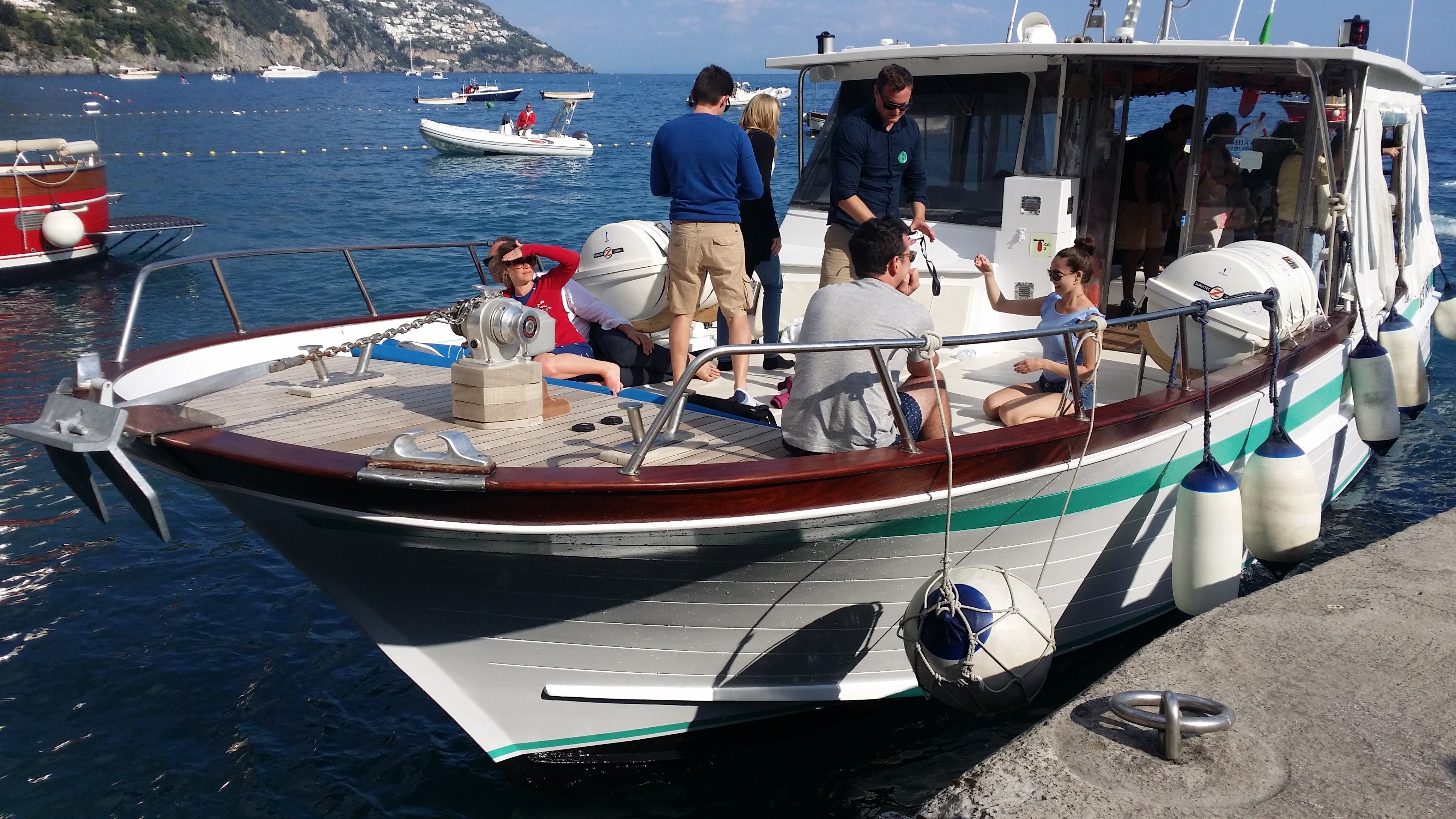 From Positano, Praiano, or Amalfi: Capri Full-Day Boat Tour