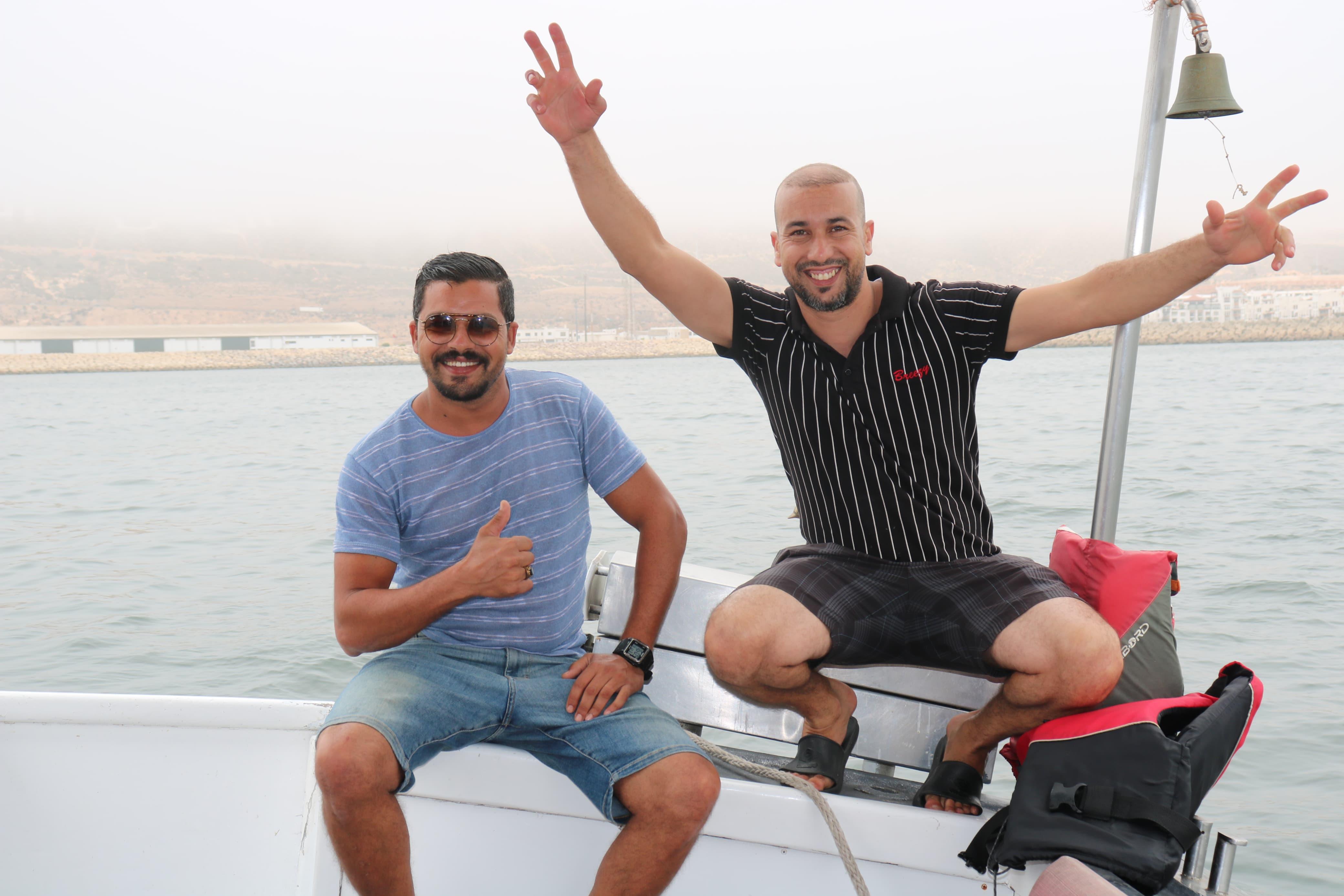 Agadir Coastal Boat Cruise with Fishing, BBQ, and Swimming