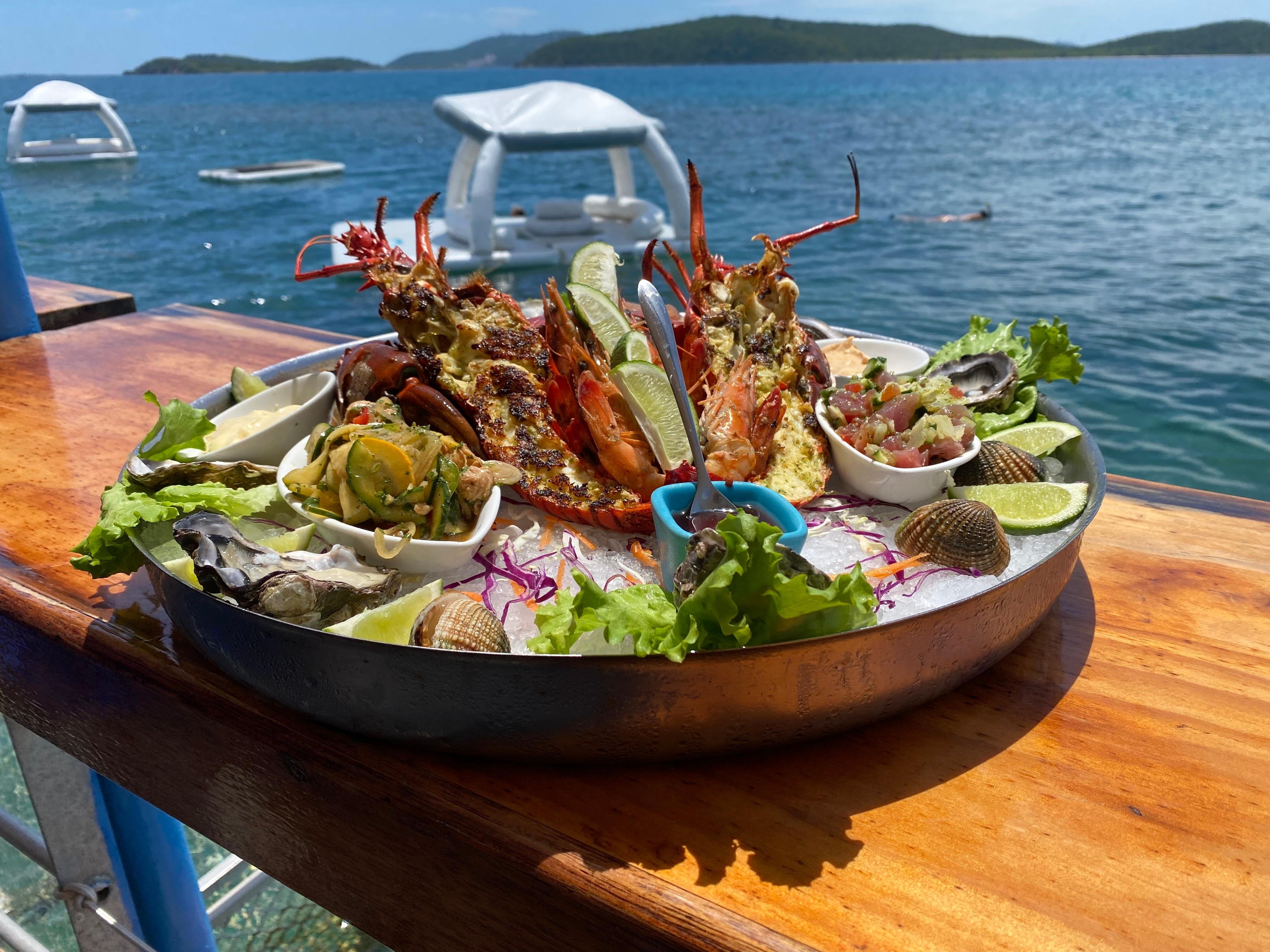 Floating Pontoon Seafood Lunch & Snorkel Adventure