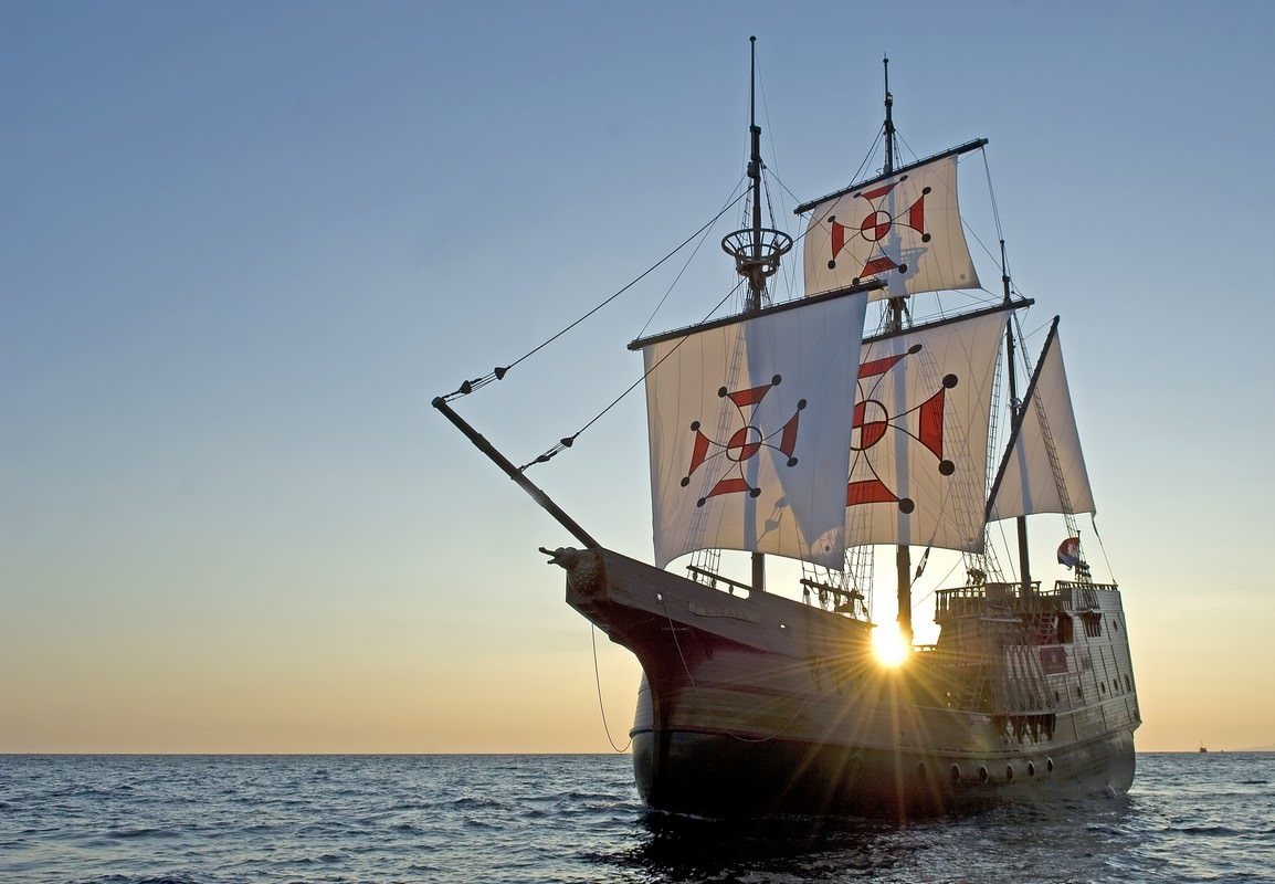 Dubrovnik Sunset Cruise aboard the Historic Karaka Ship (Adults Only)