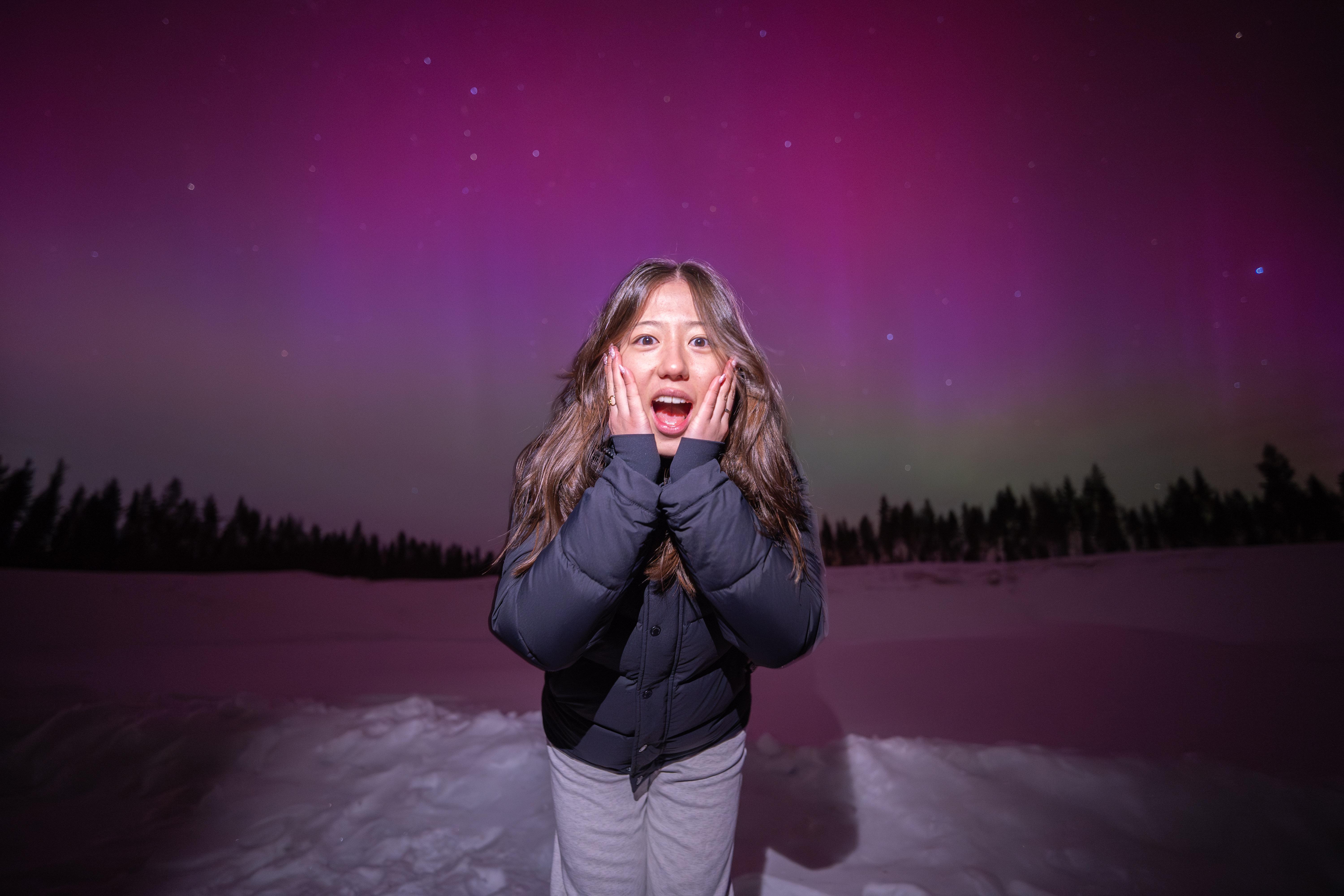 Rovaniemi Aurora Hunt – Expert-Led Northern Lights Chase with Free Photos