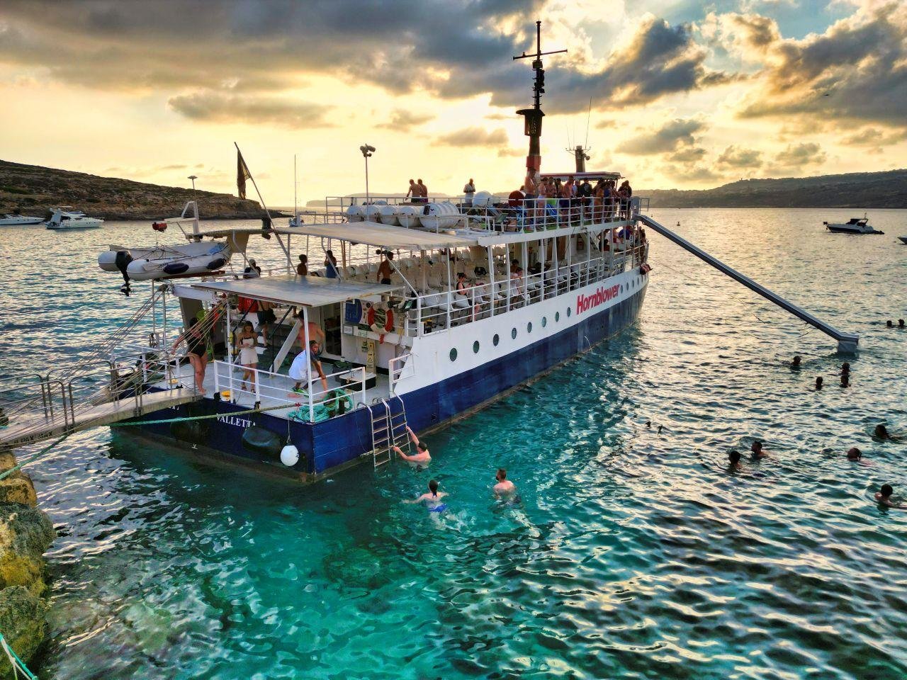 Blue Lagoon Evening Cruise with Water Slides