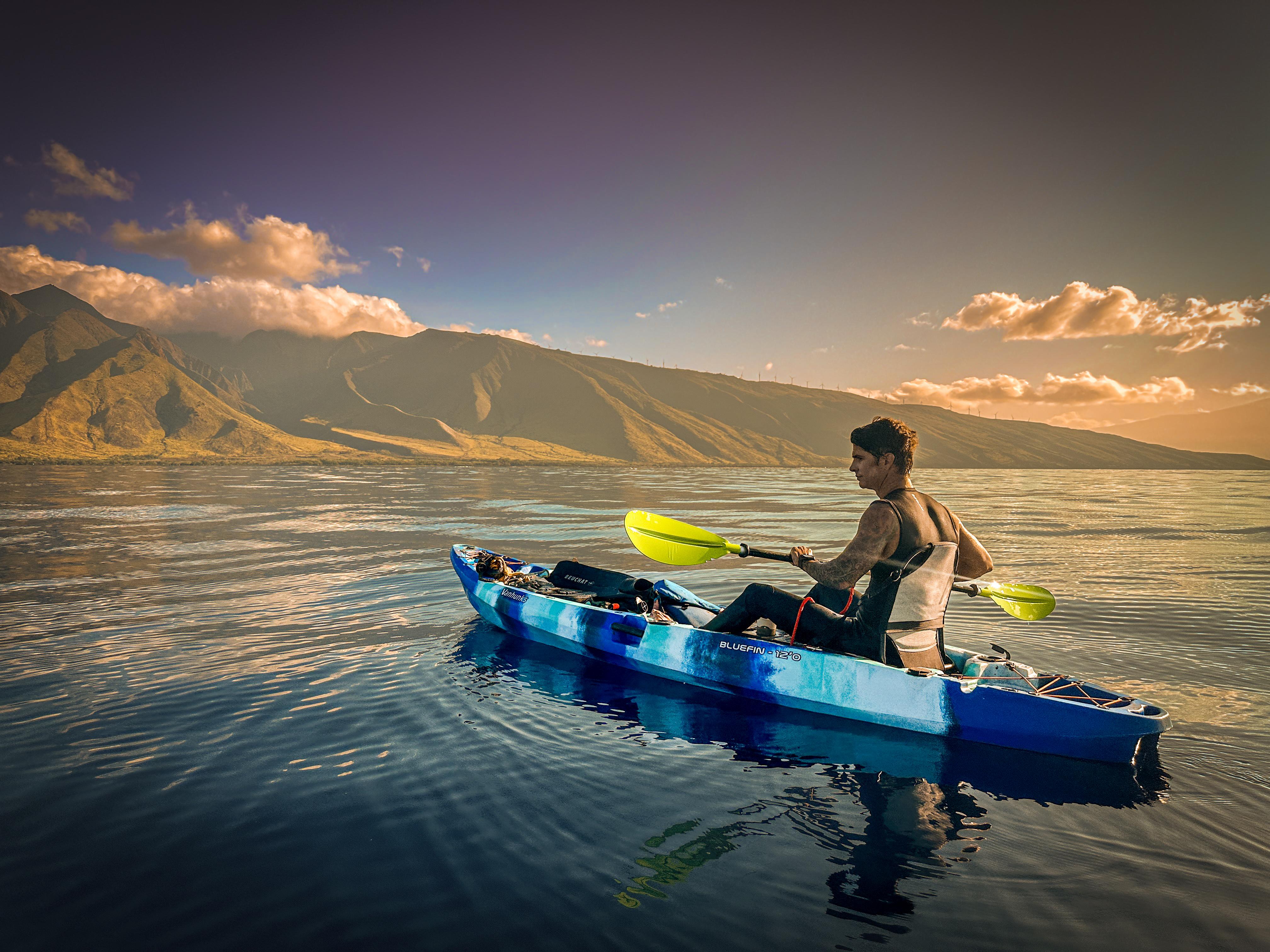 Wailea Sunset Kayak & Sea Turtle Snorkel Adventure