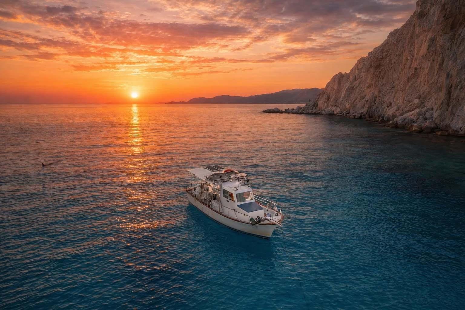 Pollonia to Kimolos & Polyaigos Cruise with Captain Andreas