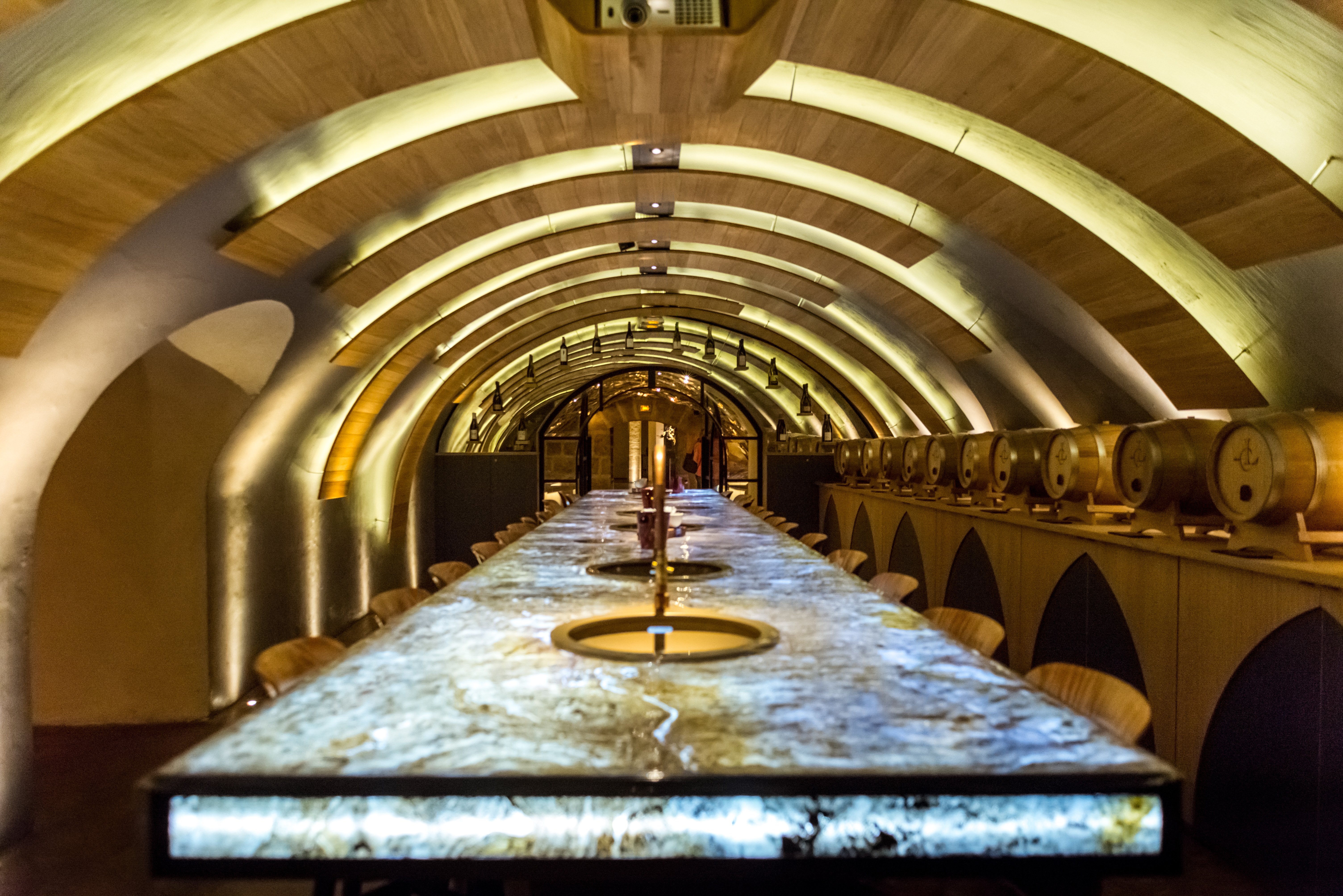 Wine Blending Workshop in Historic Cellar