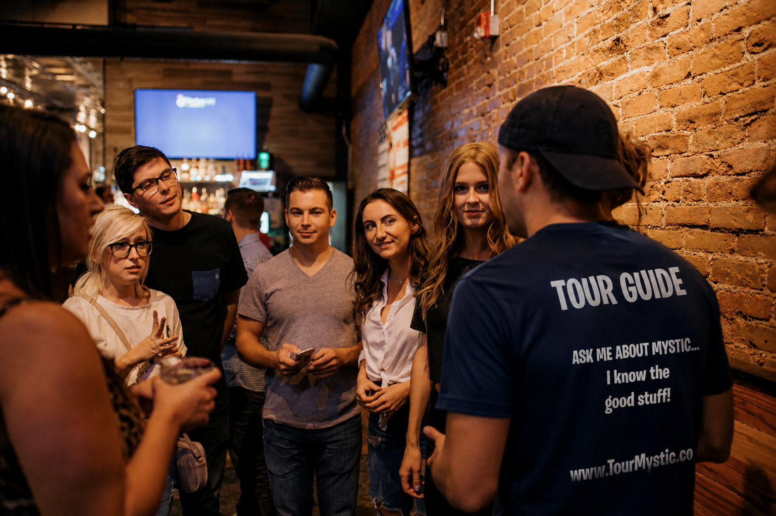 Mystic Village Pub Crawl with Pizza & Bar Drinks