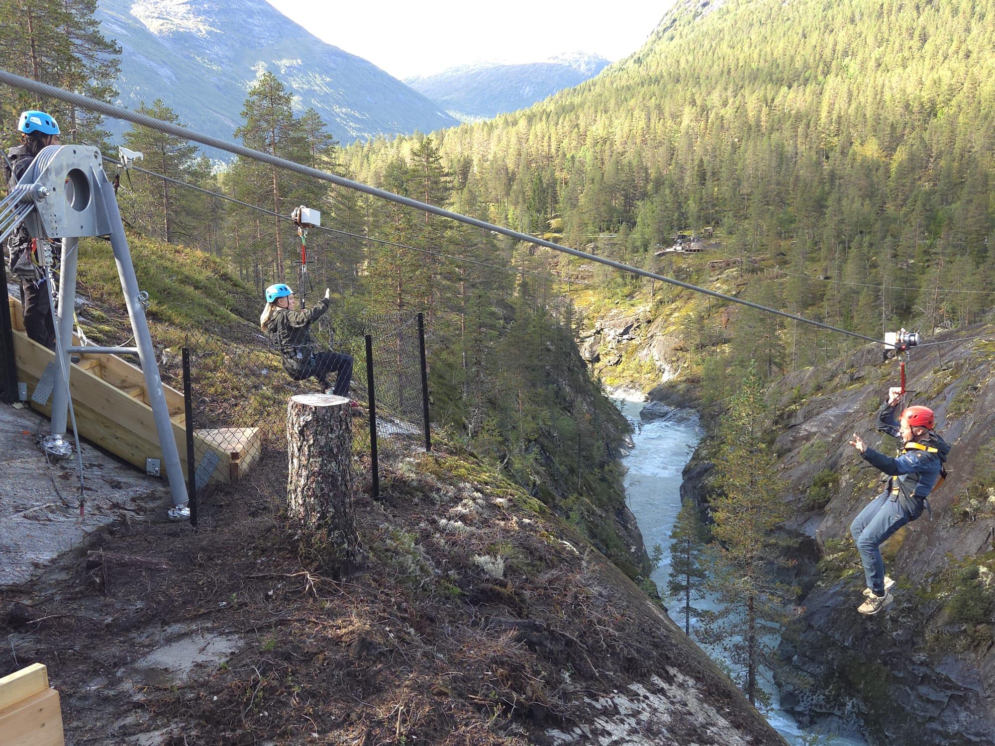 Midgard Zipline Adventure Over Glacier Canyon