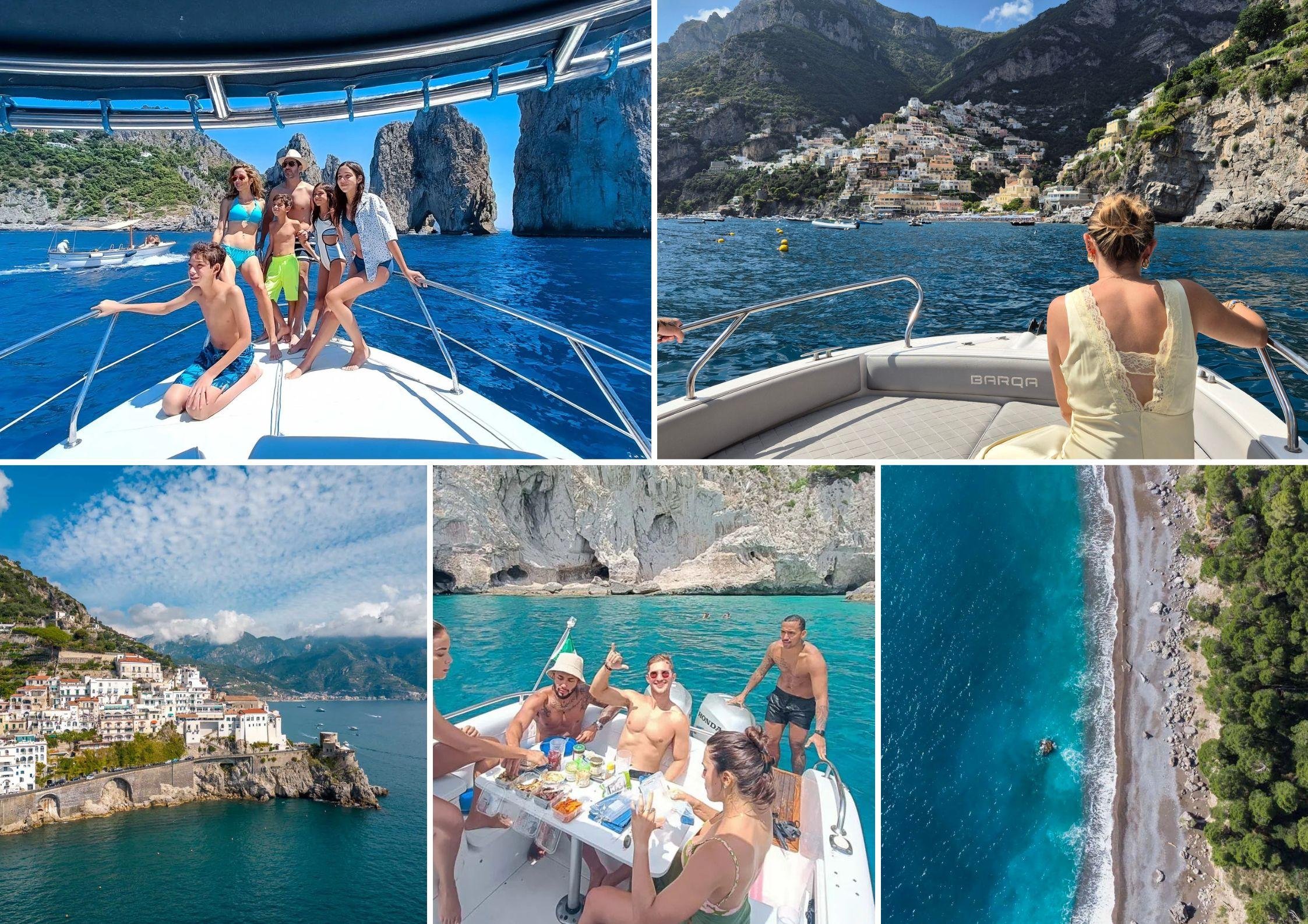 Sorrento: Private Capri, Nerano & Positano Day Cruise