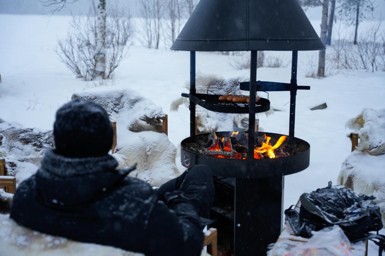 Rovaniemi Private Lake Ice Fishing & Arctic BBQ