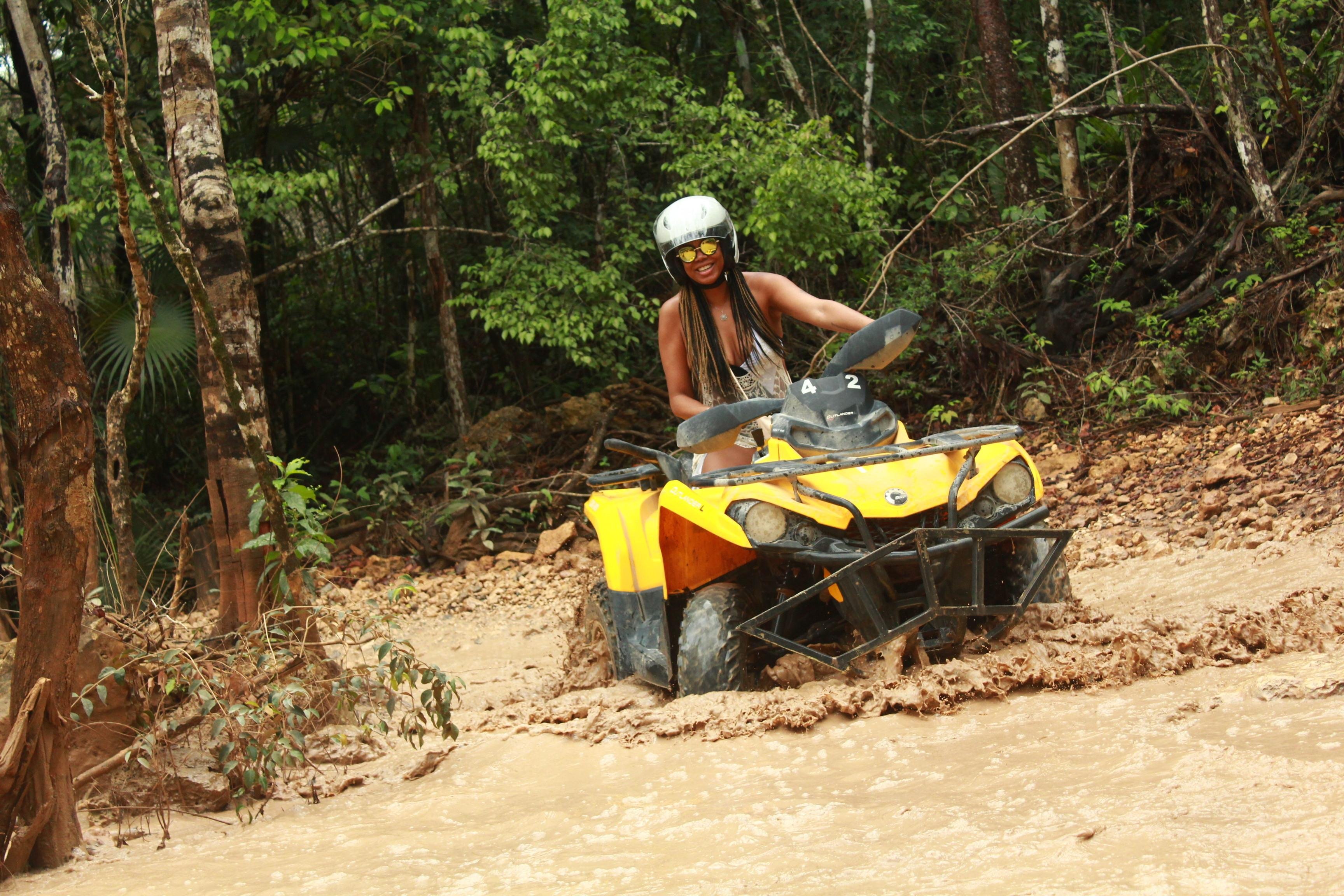 Playa del Carmen: Mayan Jungle ATV, Zipline & Cenote Adventure
