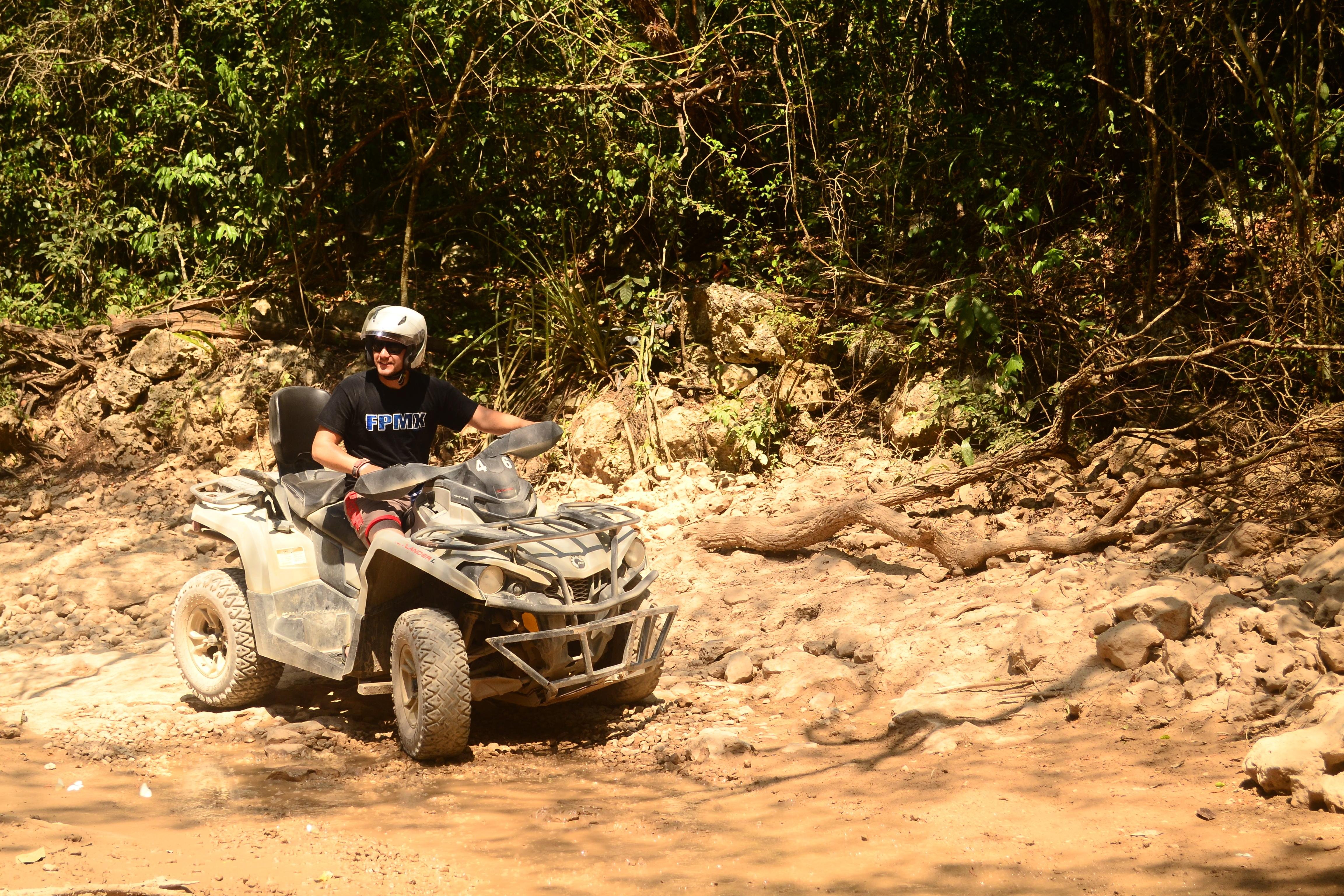 Playa del Carmen: Mayan Jungle ATV, Zipline & Cenote Adventure